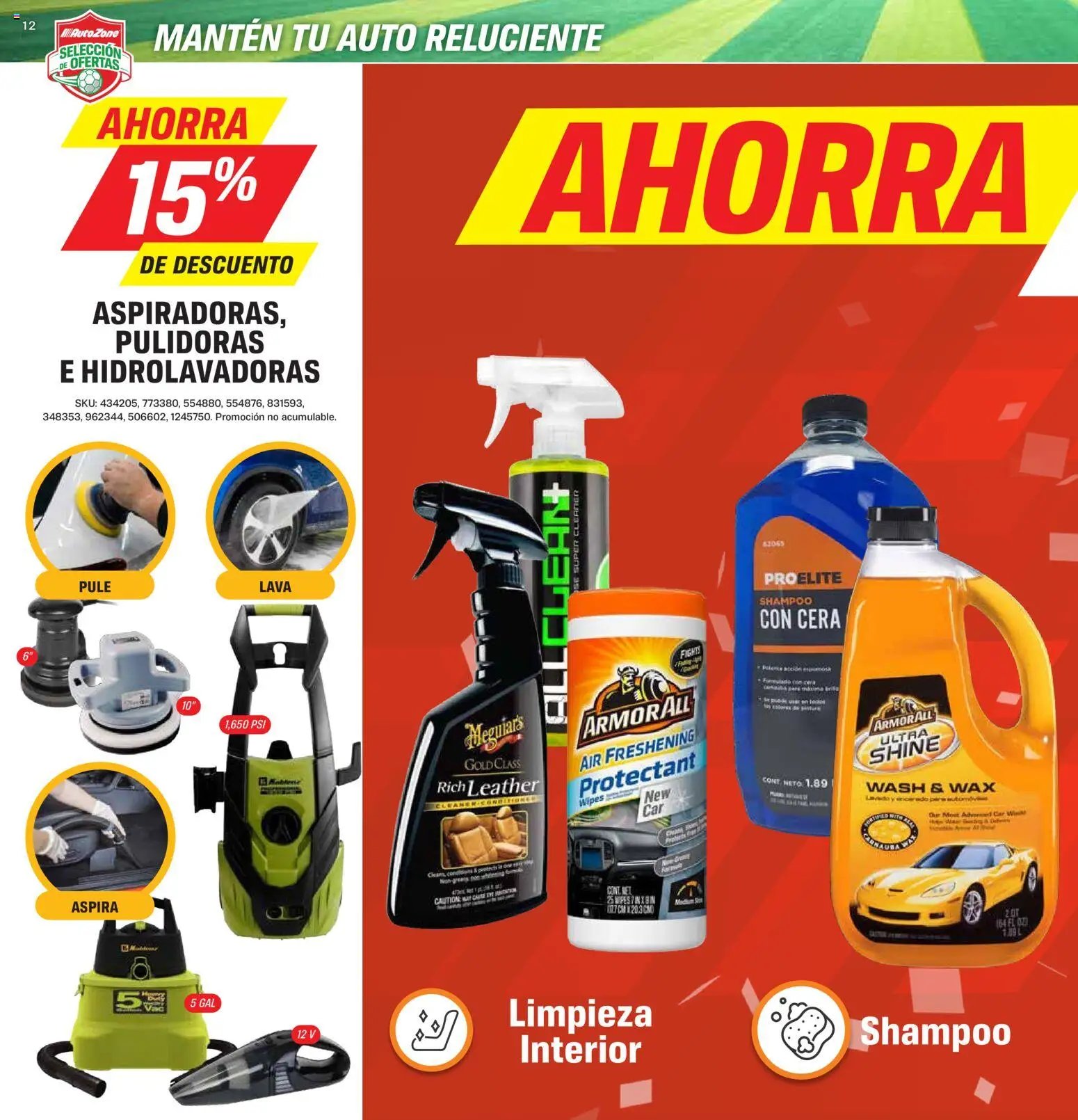 AutoZone oferta desde 15/05/2026 AutoZone catálogo