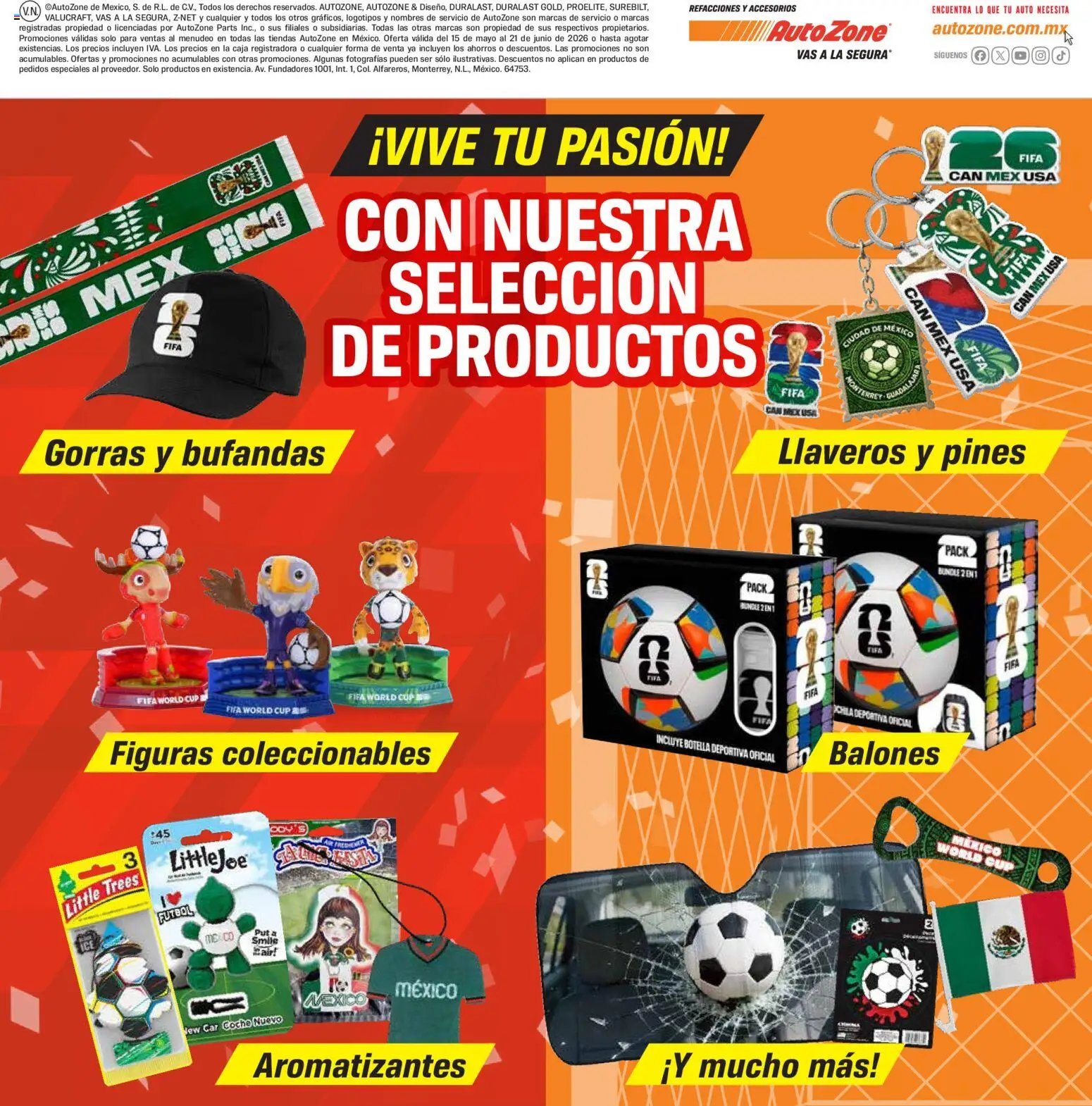 AutoZone oferta desde 15/05/2026 AutoZone catálogo