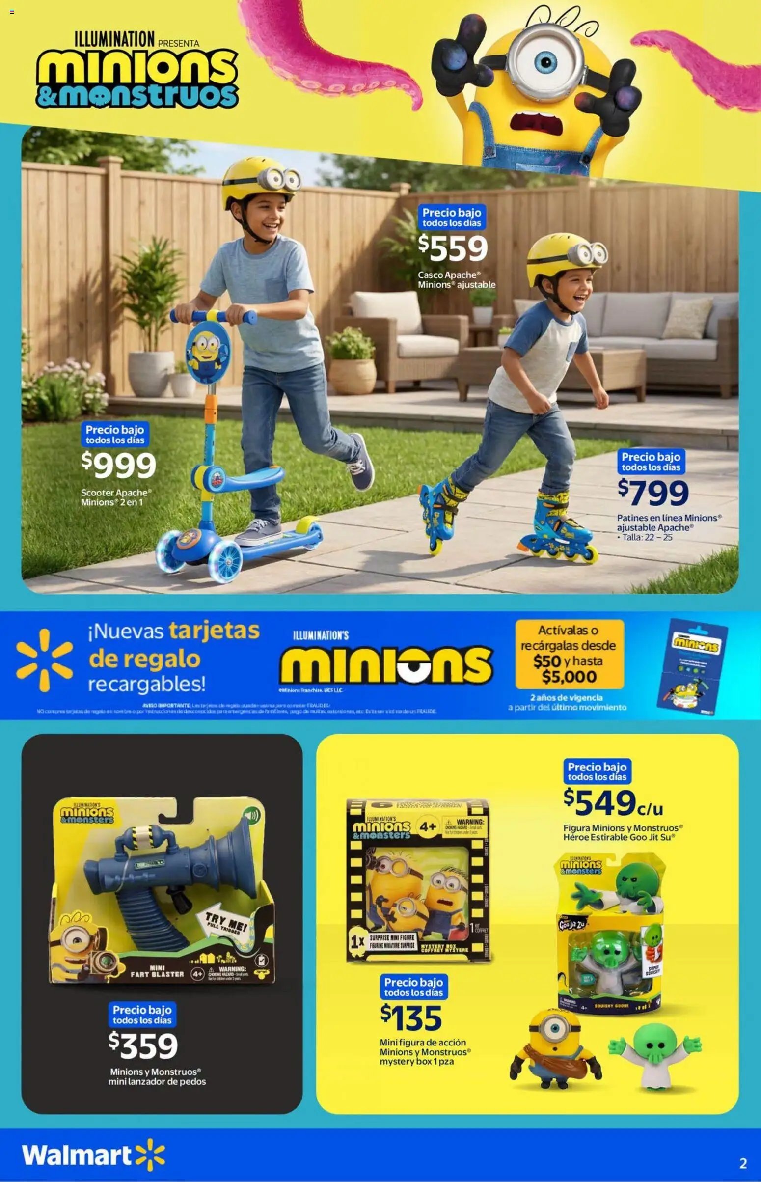 Walmart oferta desde 01/07/2026 Walmart folleto Los Minions ya llegaron