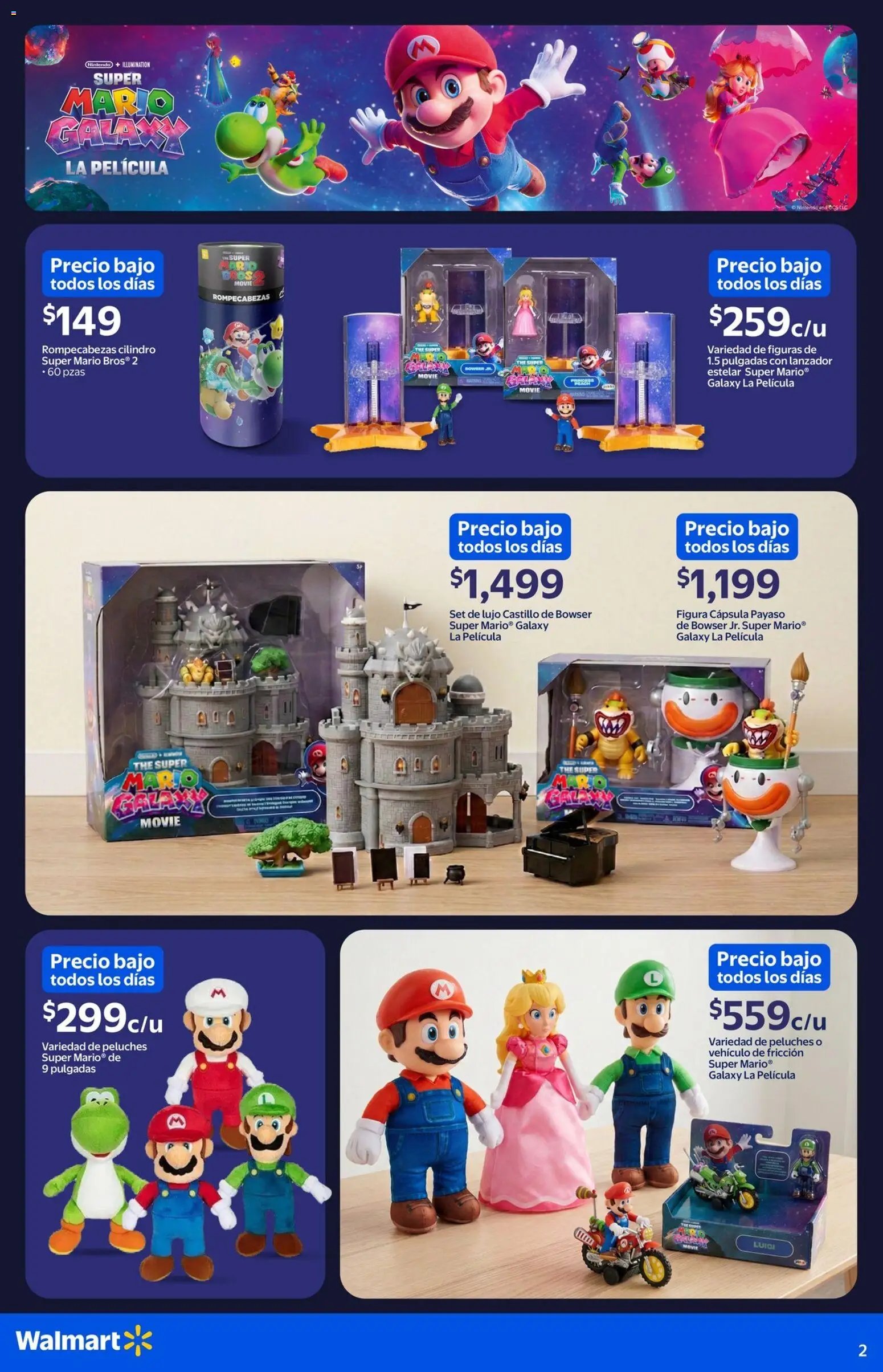 Walmart oferta desde 11/03/2026 Walmart folleto Mario Bros  (2026-03-11 - 2026-04-15)