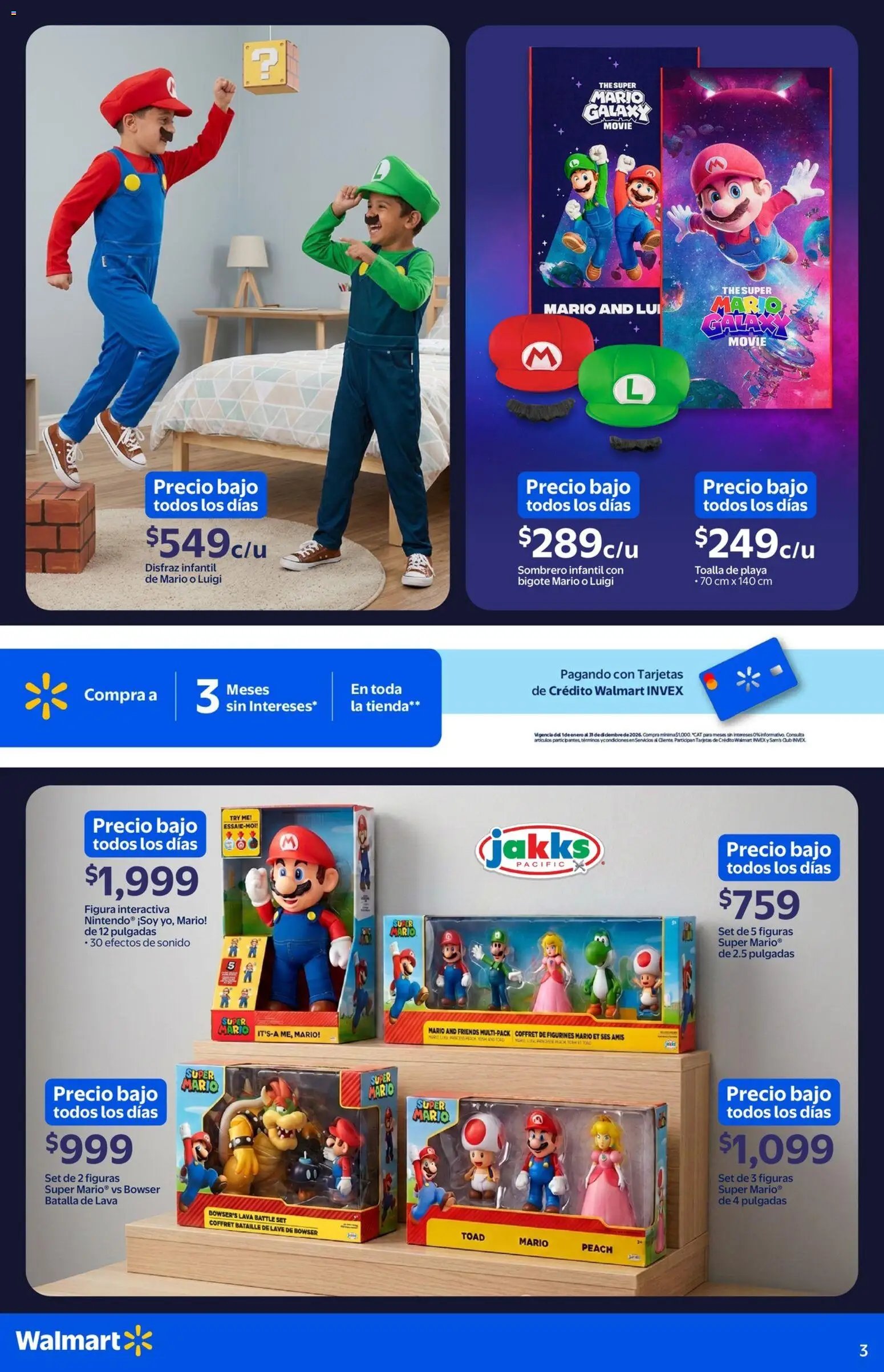 Walmart oferta desde 11/03/2026 Walmart folleto Mario Bros  (2026-03-11 - 2026-04-15)