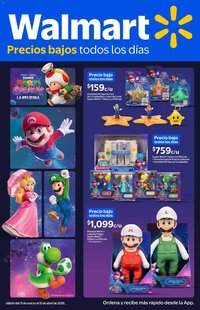 Walmart oferta desde 11/03/2026 Walmart folleto Mario Bros  (2026-03-11 - 2026-04-15)
