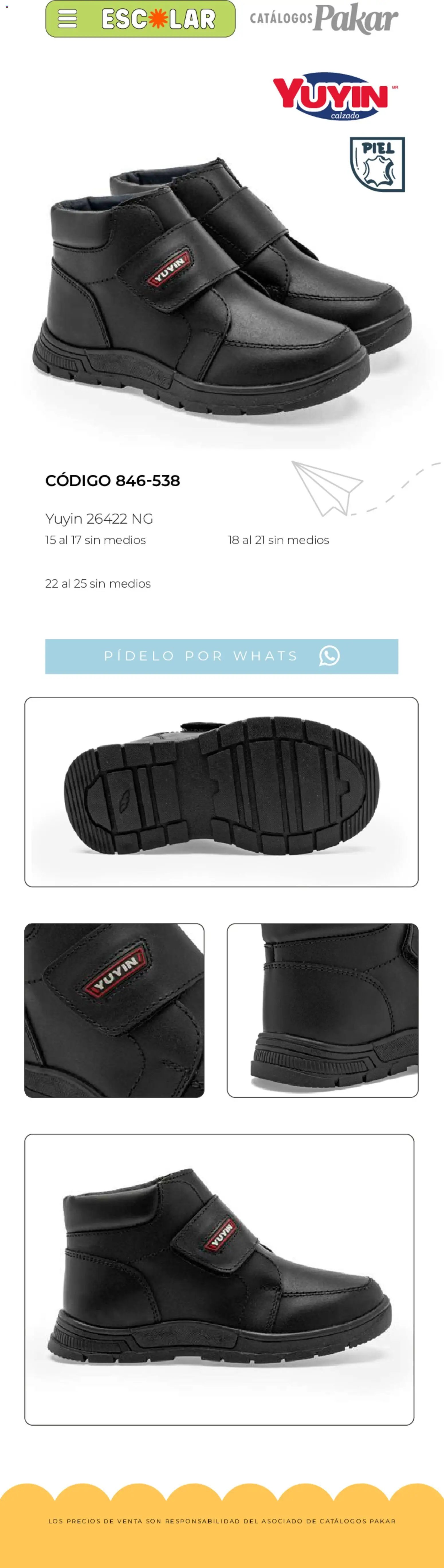 SC Pakar oferta desde 09/07/2026 SC Pakar catálogo Escolar