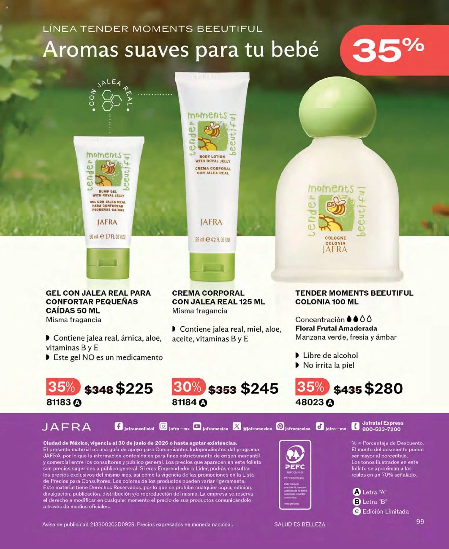 JAFRA oferta desde 01/06/2026 JAFRA catálogo