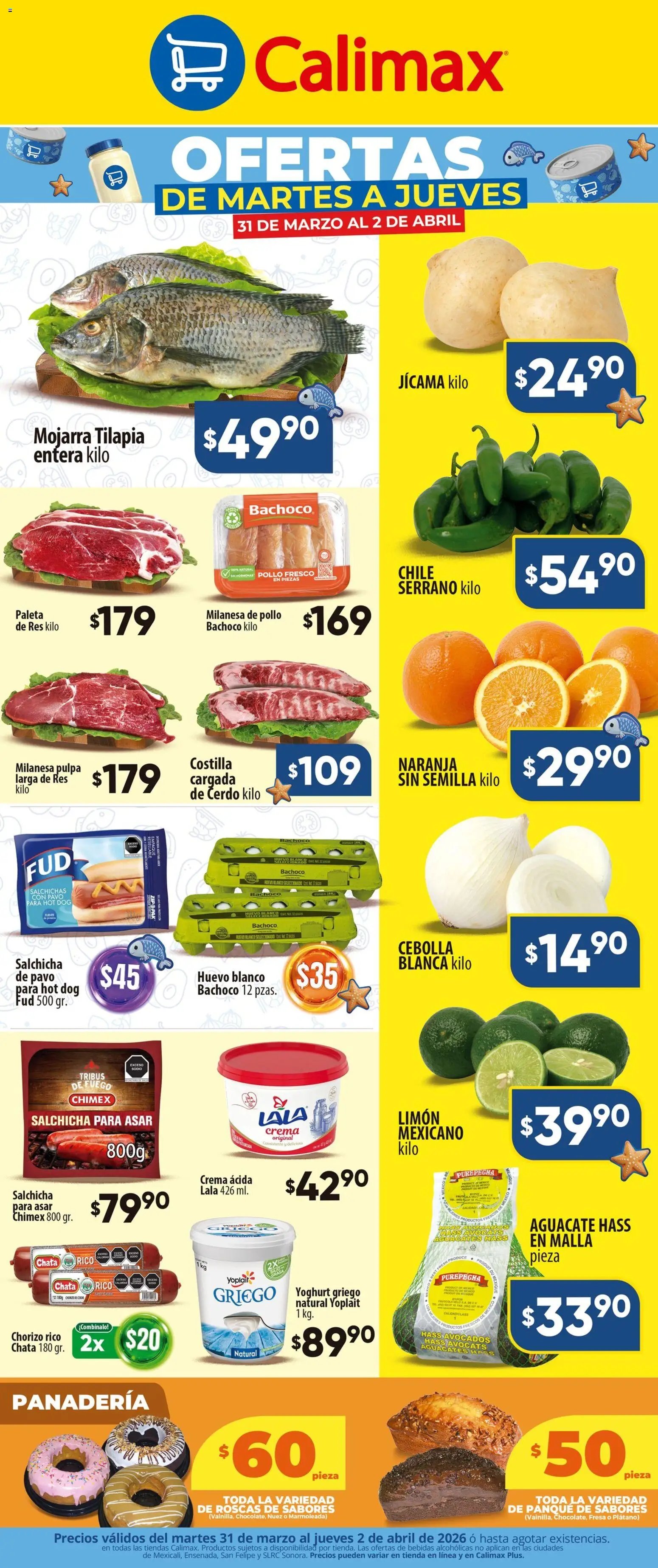 Calimax oferta desde 31/03/2026 Calimax folleto (2026-03-31 - 2026-04-02)