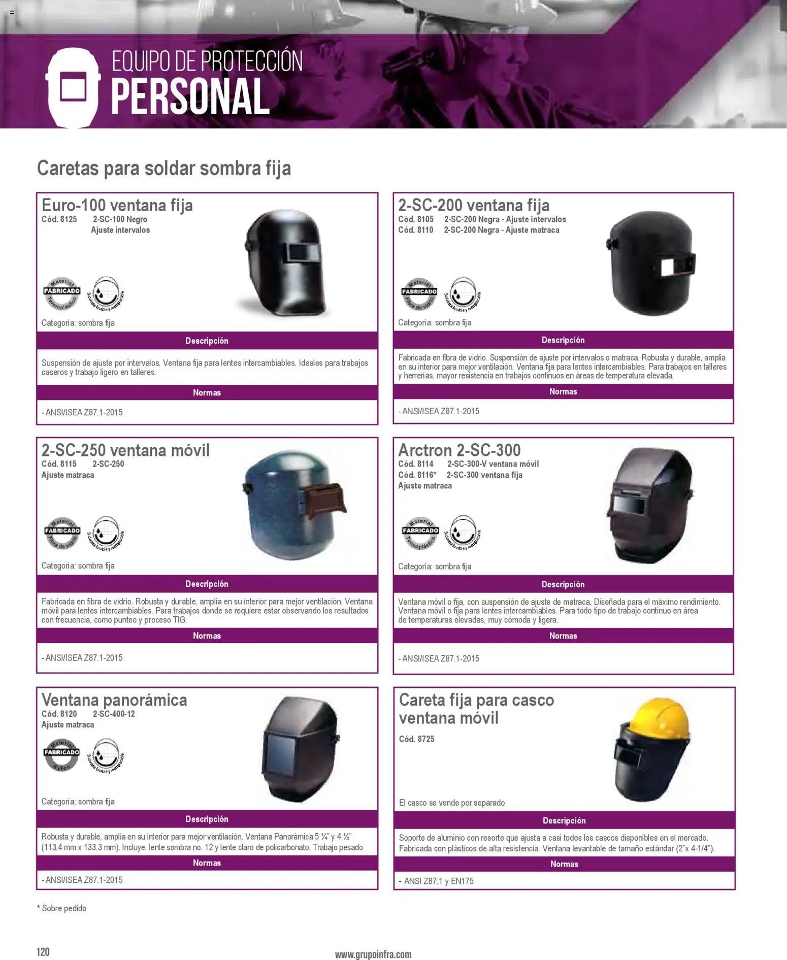 Infra oferta desde 01/01/2026 Catálogo