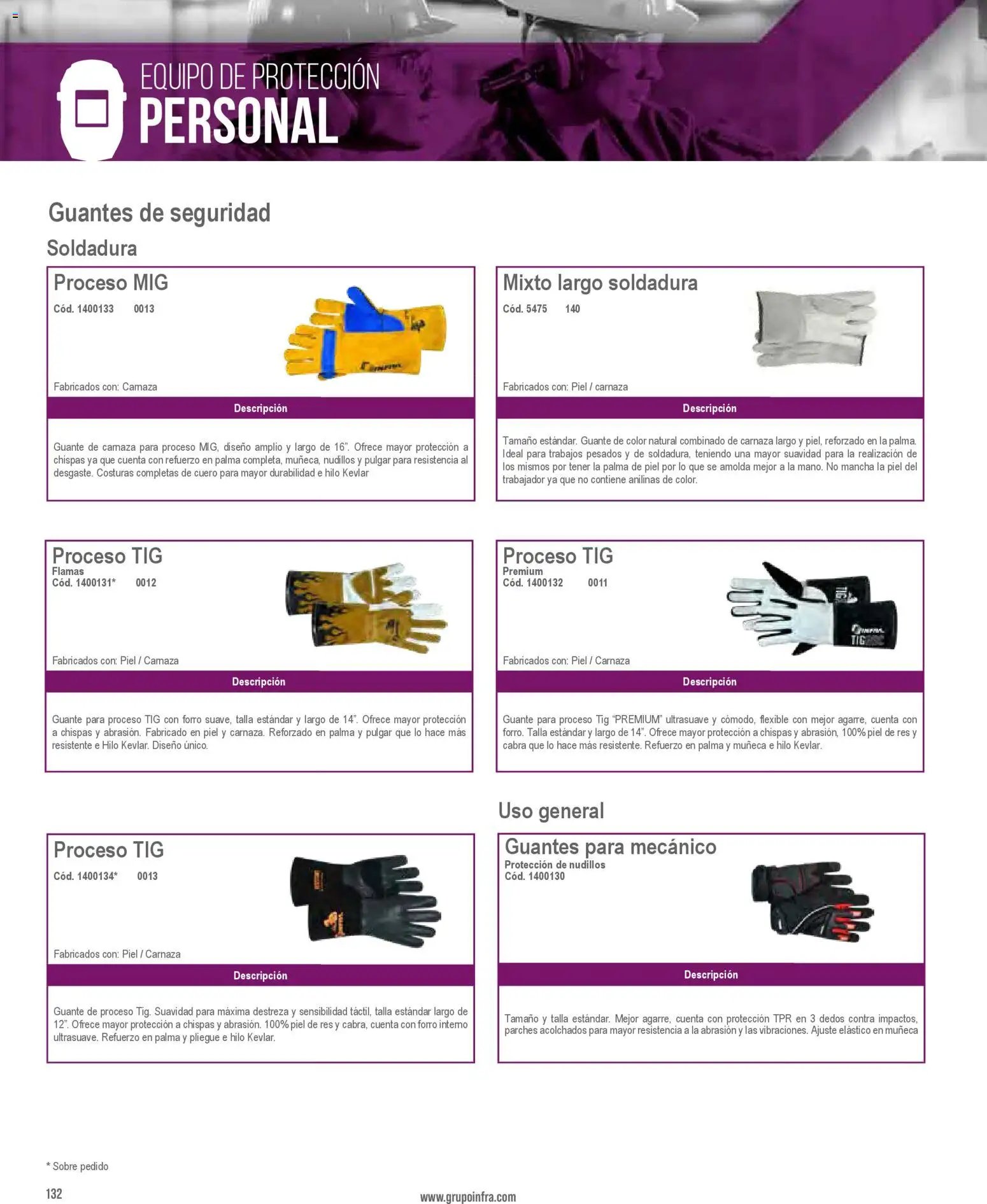 Infra oferta desde 01/01/2026 Catálogo