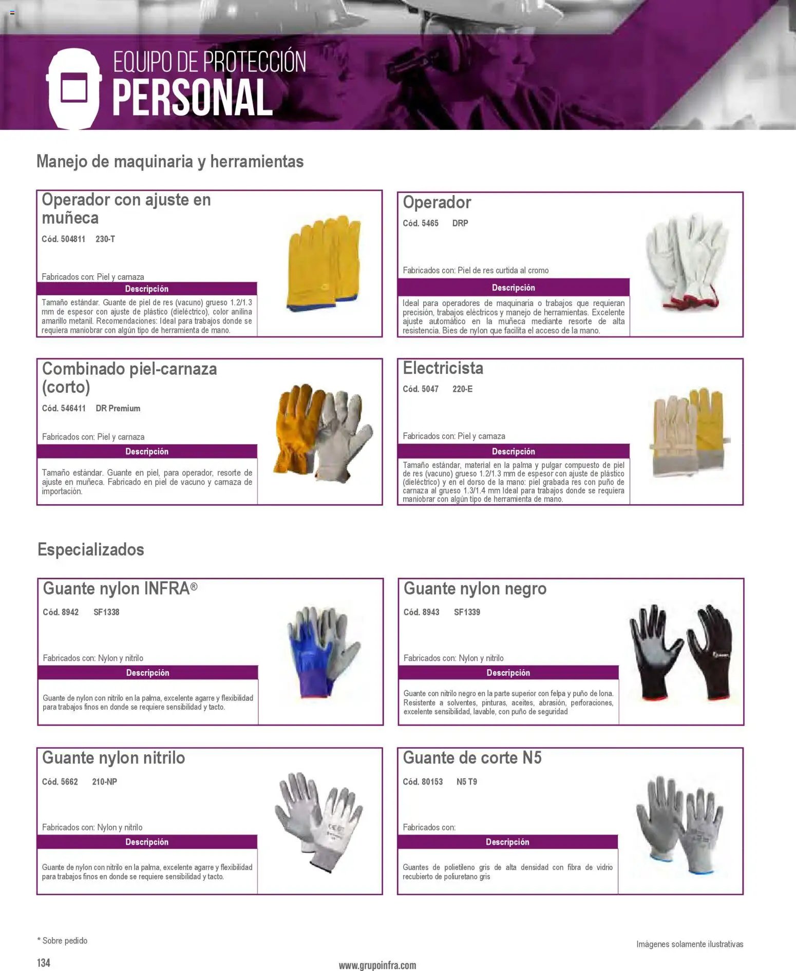 Infra oferta desde 01/01/2026 Catálogo