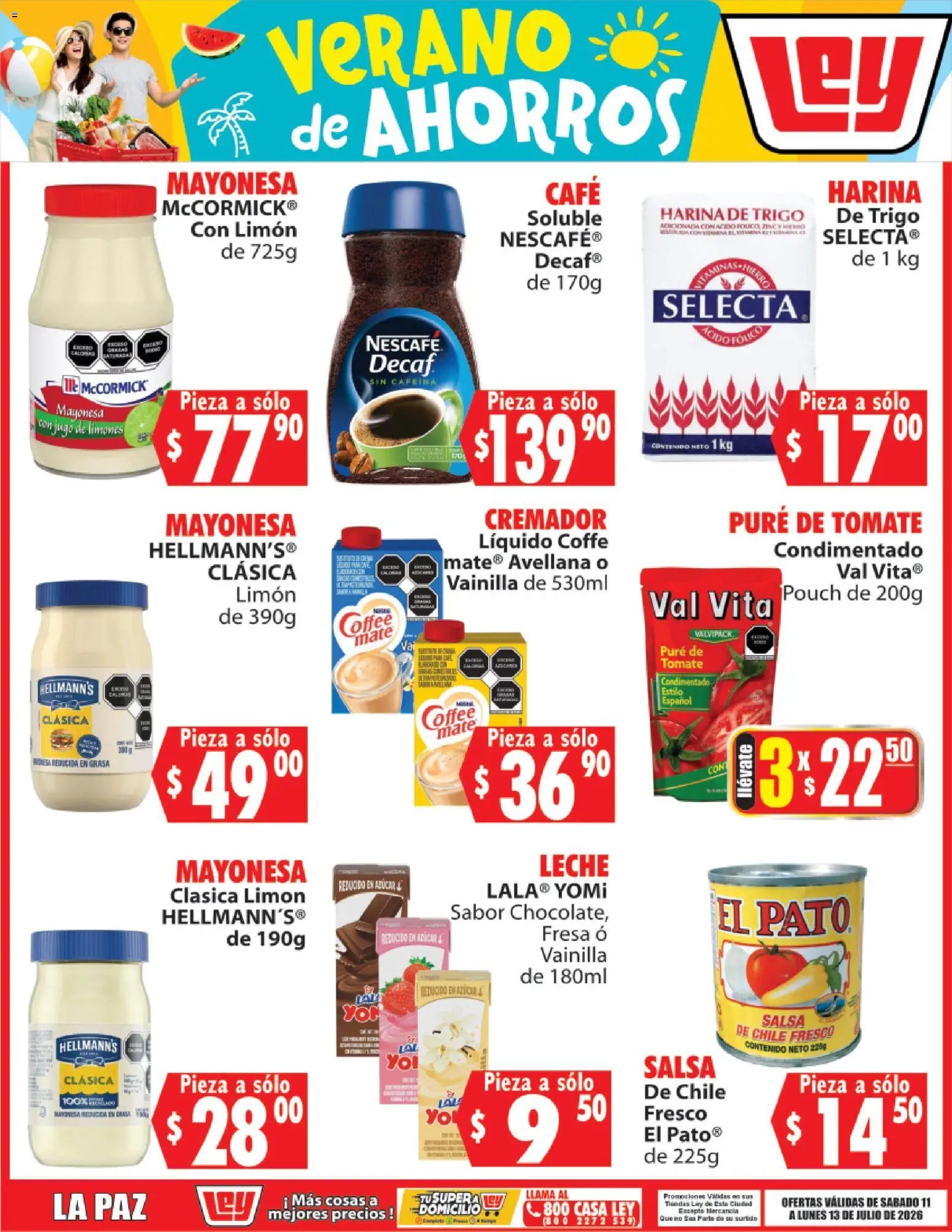 Casa Ley oferta desde 11/07/2026 Casa Ley folleto Verano de ahorros