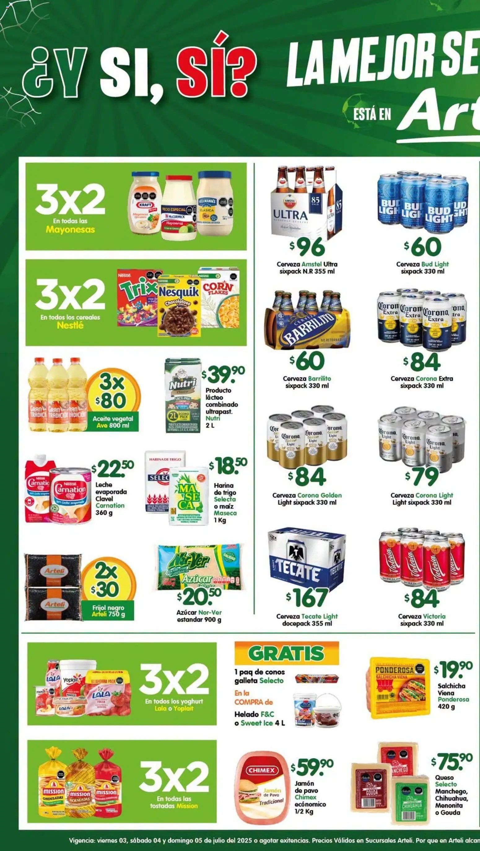 Arteli oferta desde 03/07/2026 Arteli folleto Tuxpan