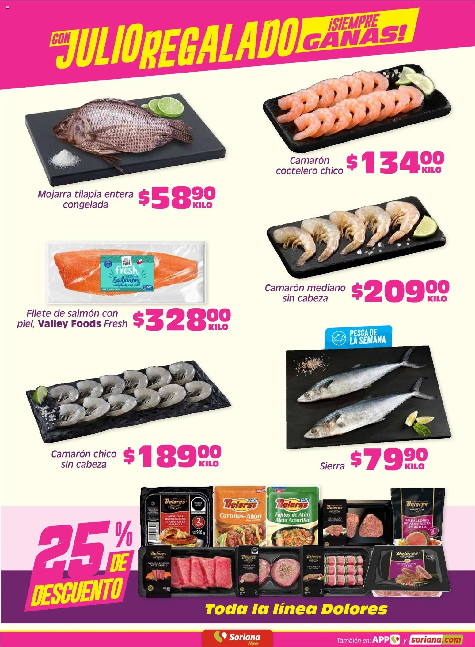 Soriana oferta desde 19/06/2026 Soriana Fin de Semana Híper: Tamaulipas (excepto Cd. Victoria y Tampico)