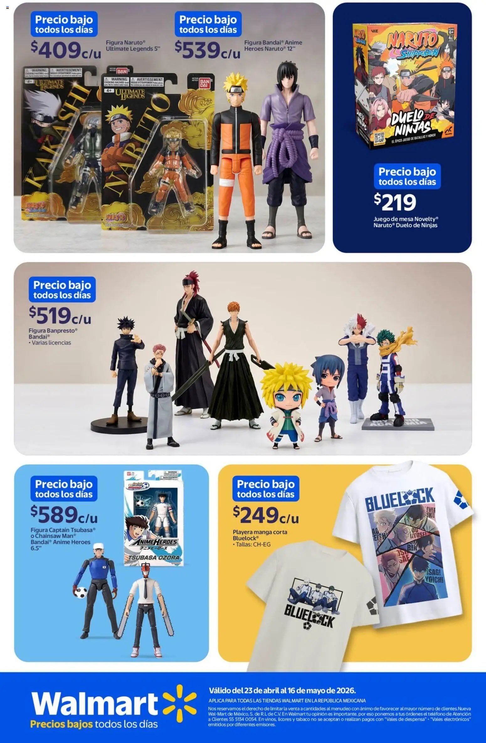 Walmart oferta desde 23/04/2026 Walmart folleto Precios bajos (2026-04-23 - 2026-05-16)
