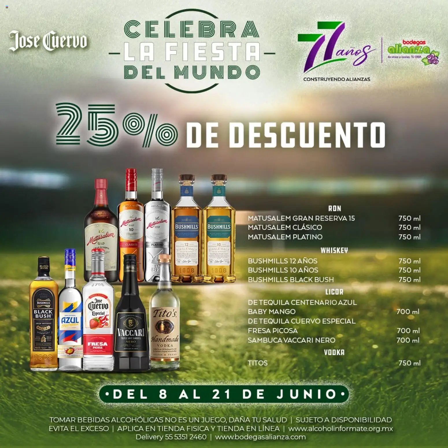 Bodegas Alianza oferta desde 08/06/2026 Bodegas Alianza catálogo Celebra la fiesta del mundo