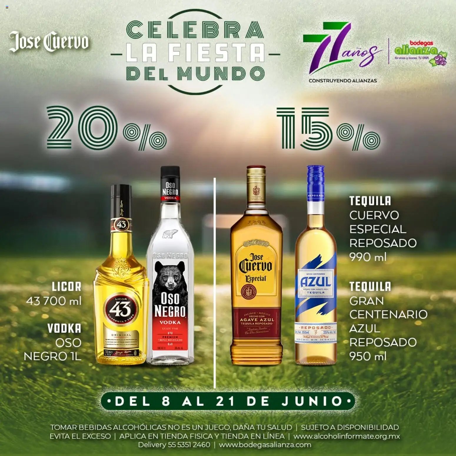 Bodegas Alianza oferta desde 08/06/2026 Bodegas Alianza catálogo Celebra la fiesta del mundo