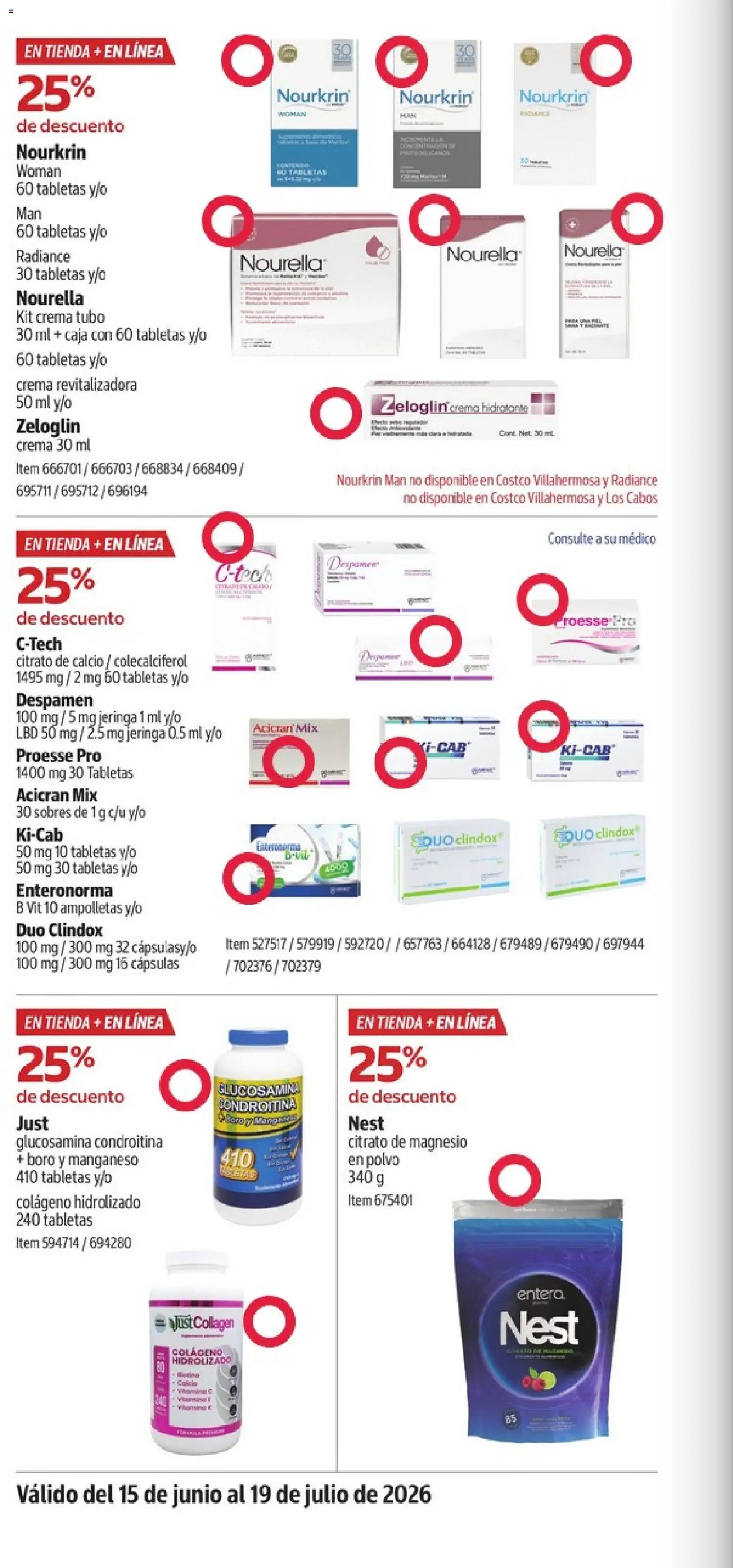 Costco oferta desde 15/06/2026 Costco catálogo Descuentos exclusivos