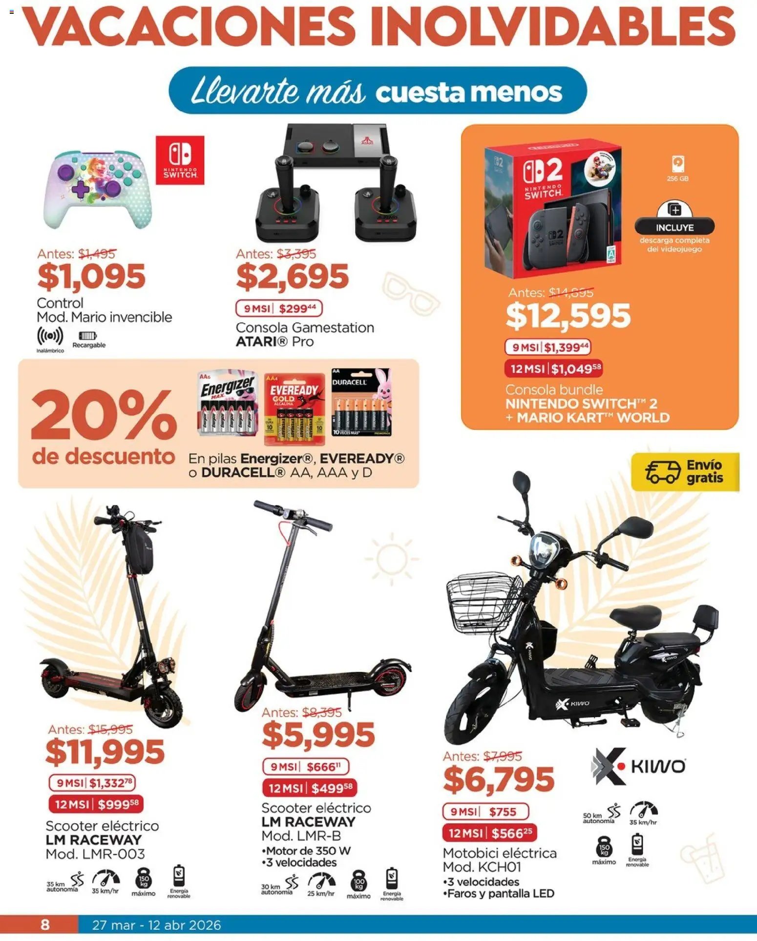 Chedraui oferta desde 27/03/2026 Chedraui folleto Vacaciones inolvidables (2026-03-27 - 2026-04-12)