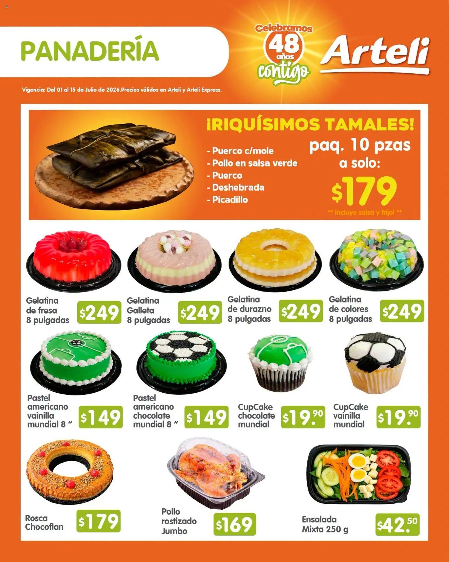 Arteli oferta desde 01/07/2026 Arteli folleto Quincenal
