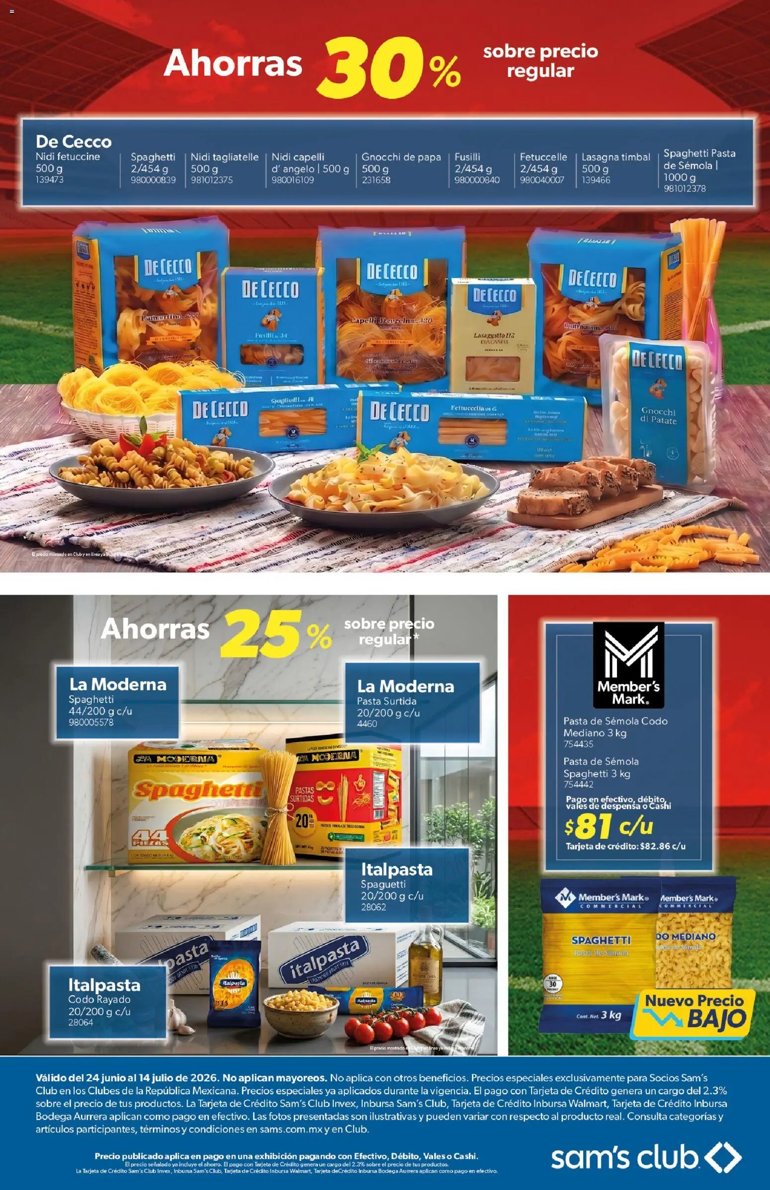 Sam's Club oferta desde 24/06/2026 Sam's Club catálogo