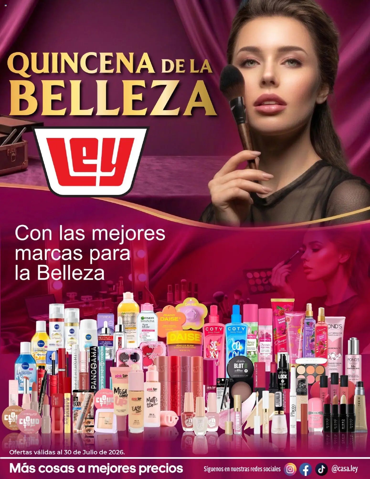 Casa Ley oferta desde 15/07/2026 Casa Ley folleto Quincena de la Belleza