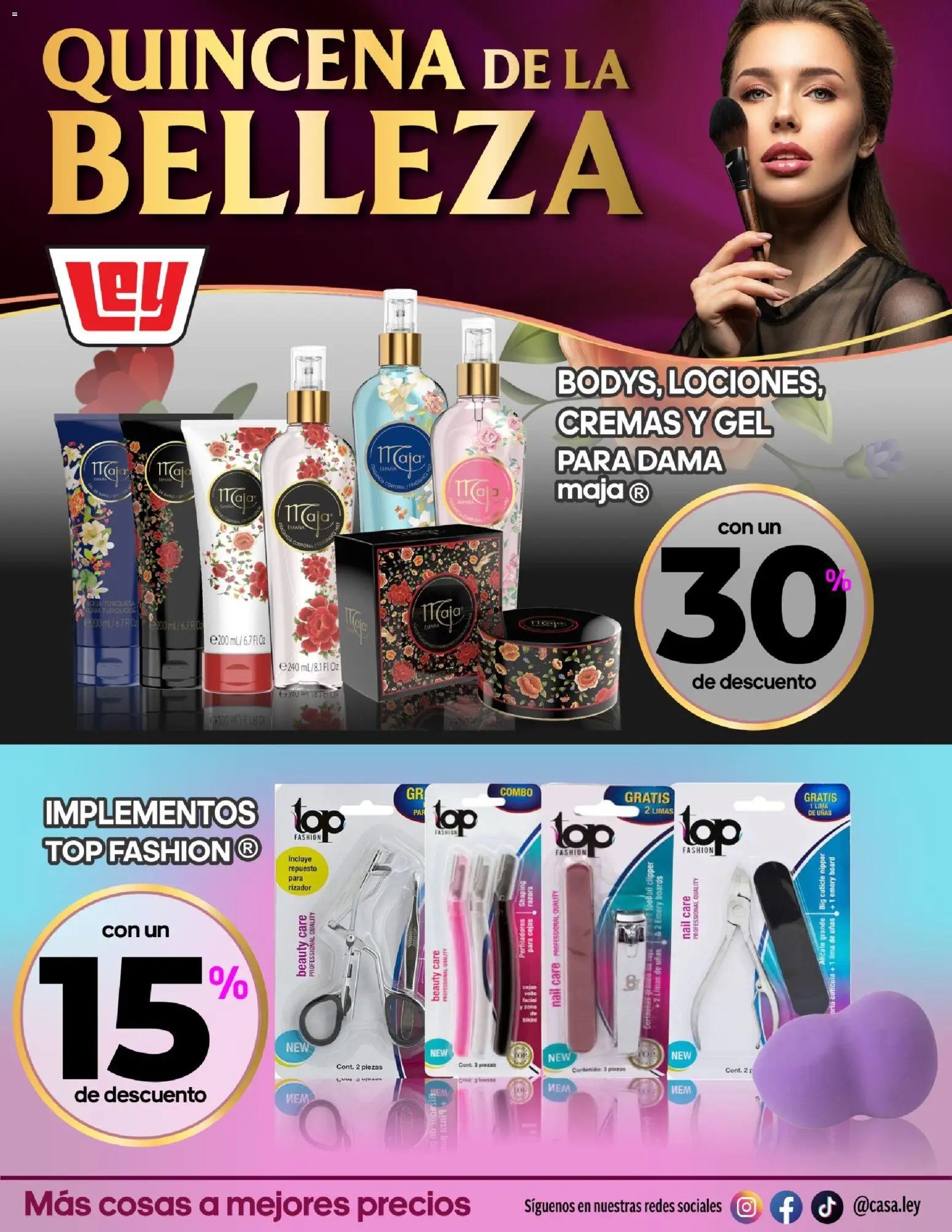 Casa Ley oferta desde 15/07/2026 Casa Ley folleto Quincena de la Belleza