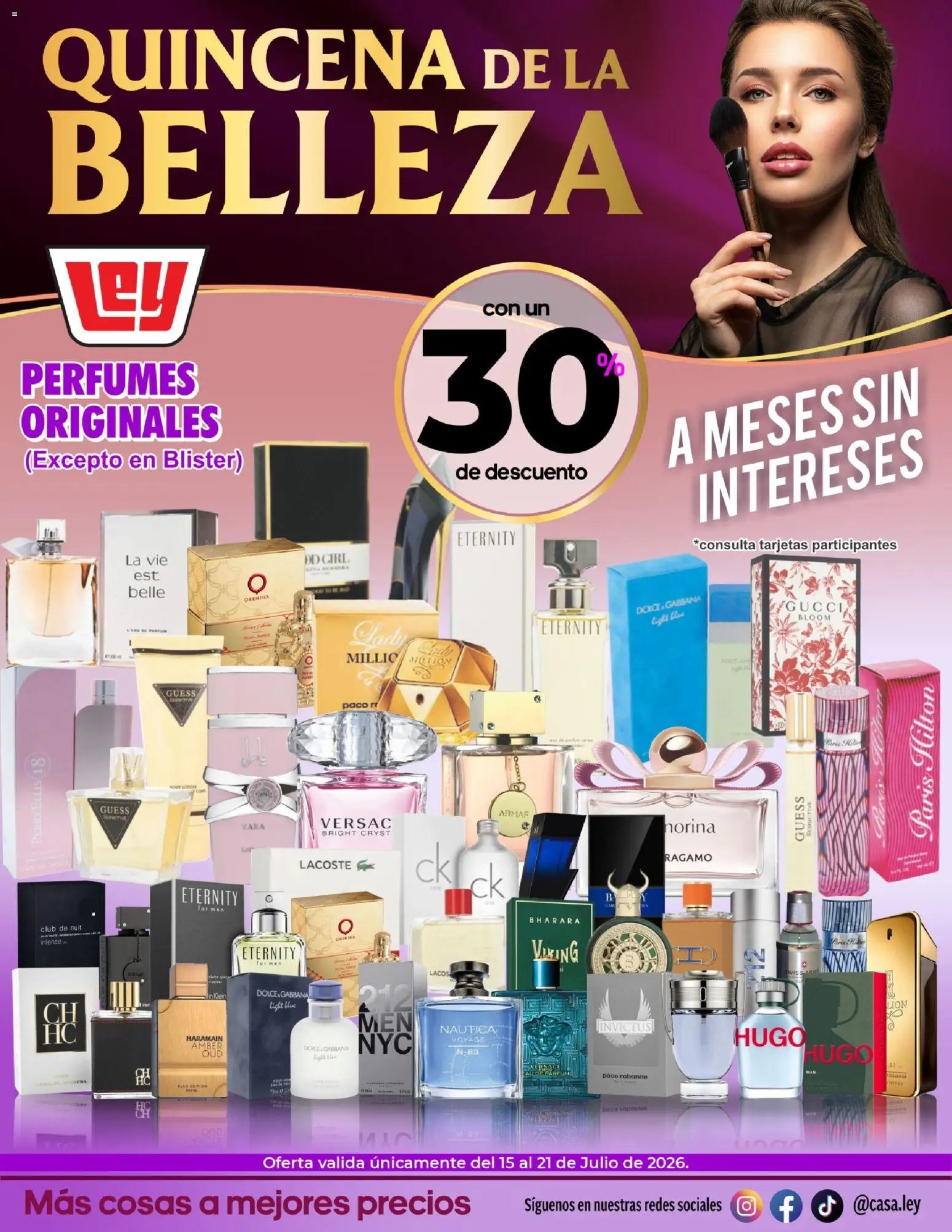 Casa Ley oferta desde 15/07/2026 Casa Ley folleto Quincena de la Belleza