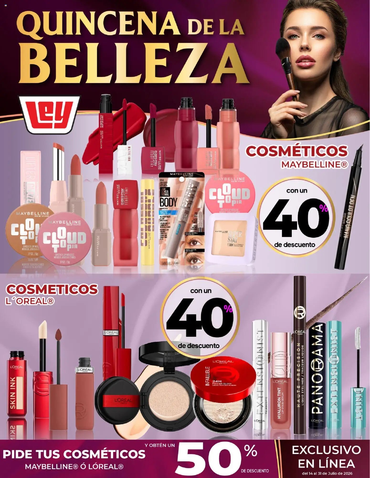 Casa Ley oferta desde 15/07/2026 Casa Ley folleto Quincena de la Belleza