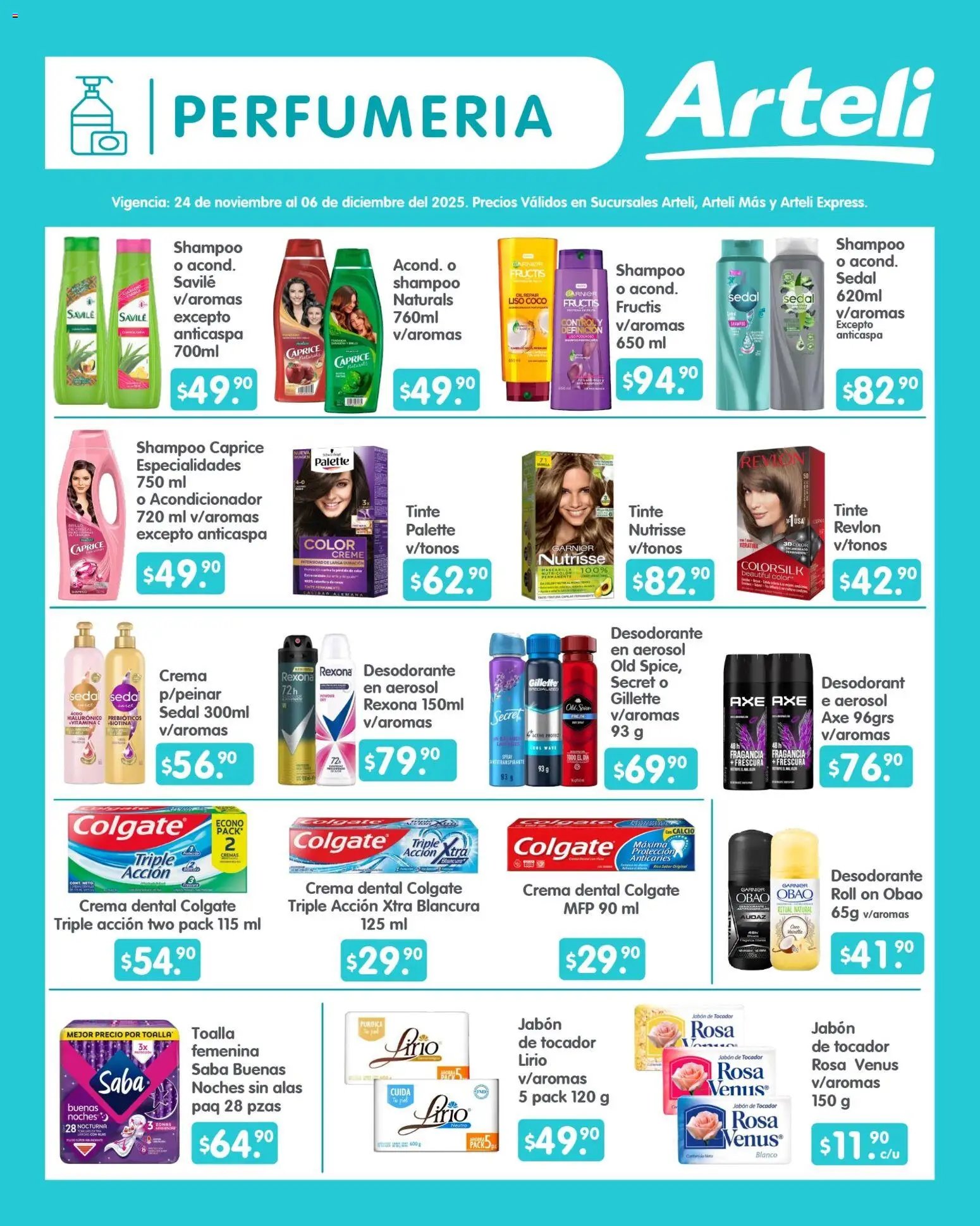 Arteli oferta desde 24/11/2025 Folleto Quincenal (2025-11-24 - 2025-12-06)