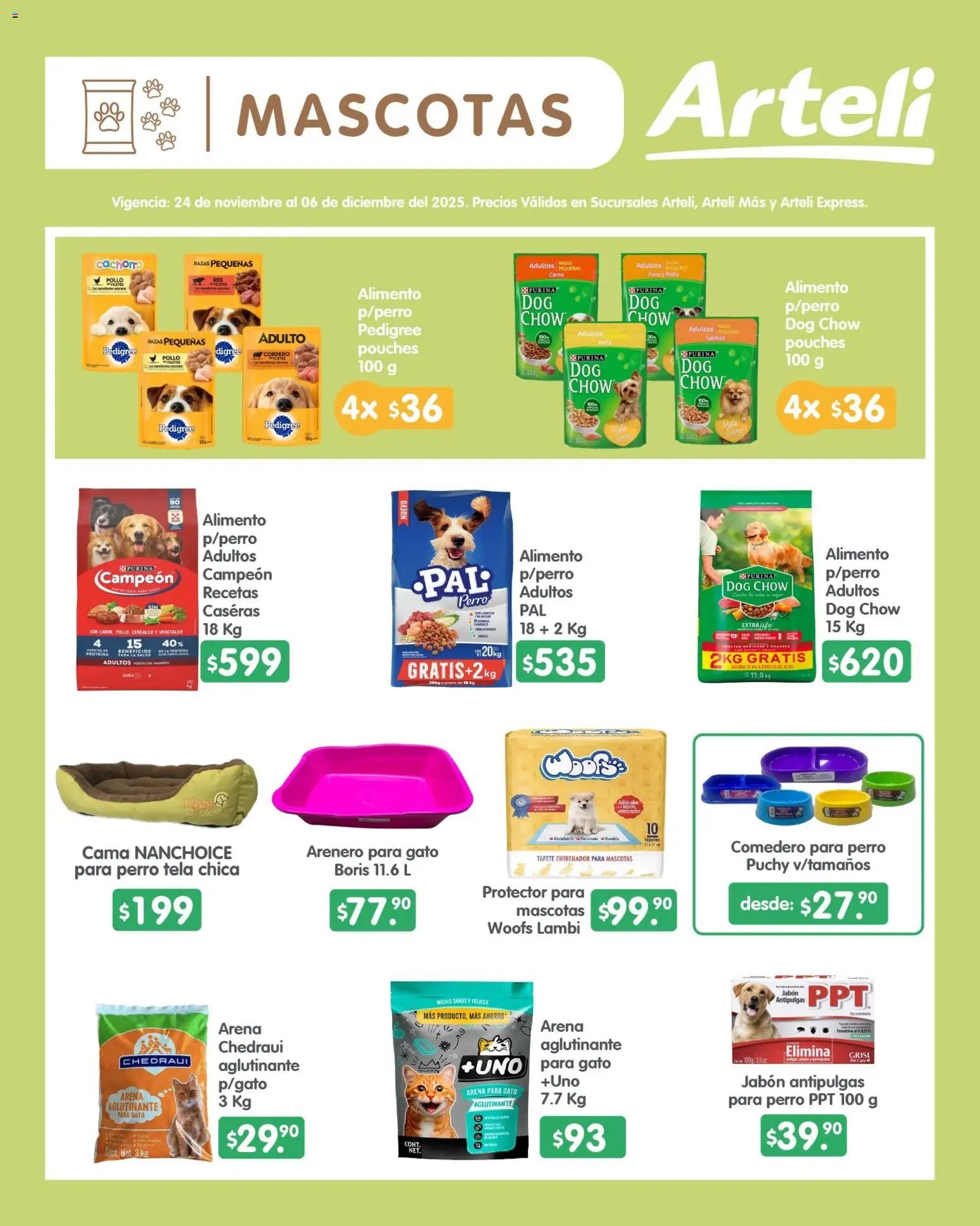 Arteli oferta desde 24/11/2025 Folleto Quincenal (2025-11-24 - 2025-12-06)