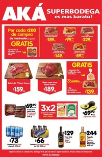 Arteli oferta desde 17/07/2026 Arteli folleto Carnita Asada Aká Superbodegas
