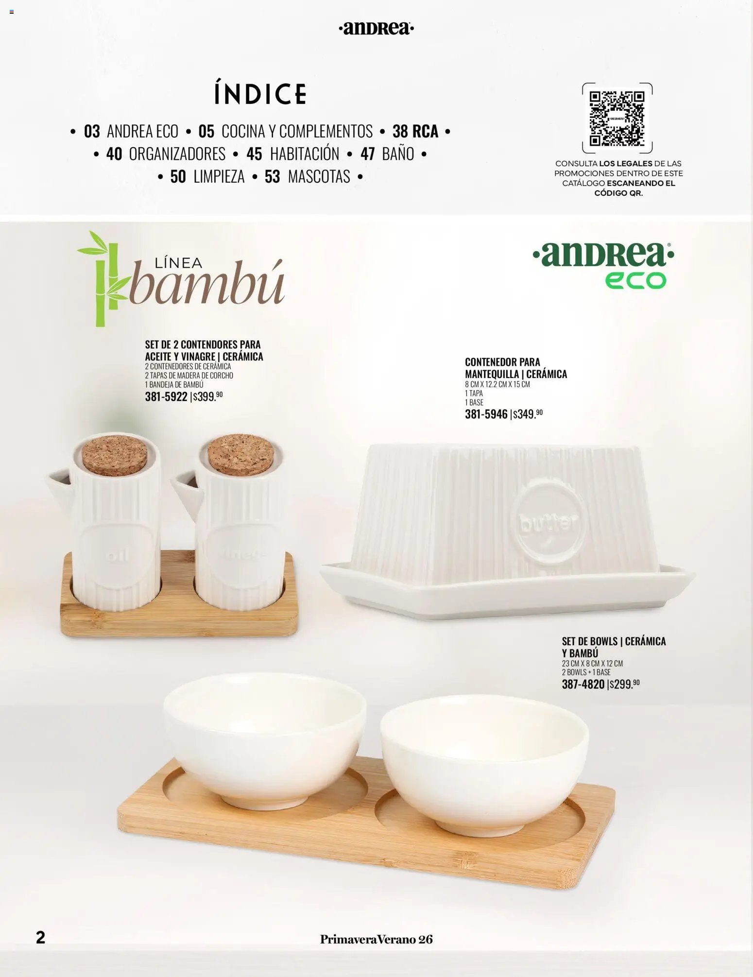 Andrea oferta desde 25/01/2026 Catálogo Tu hogar esta primavera