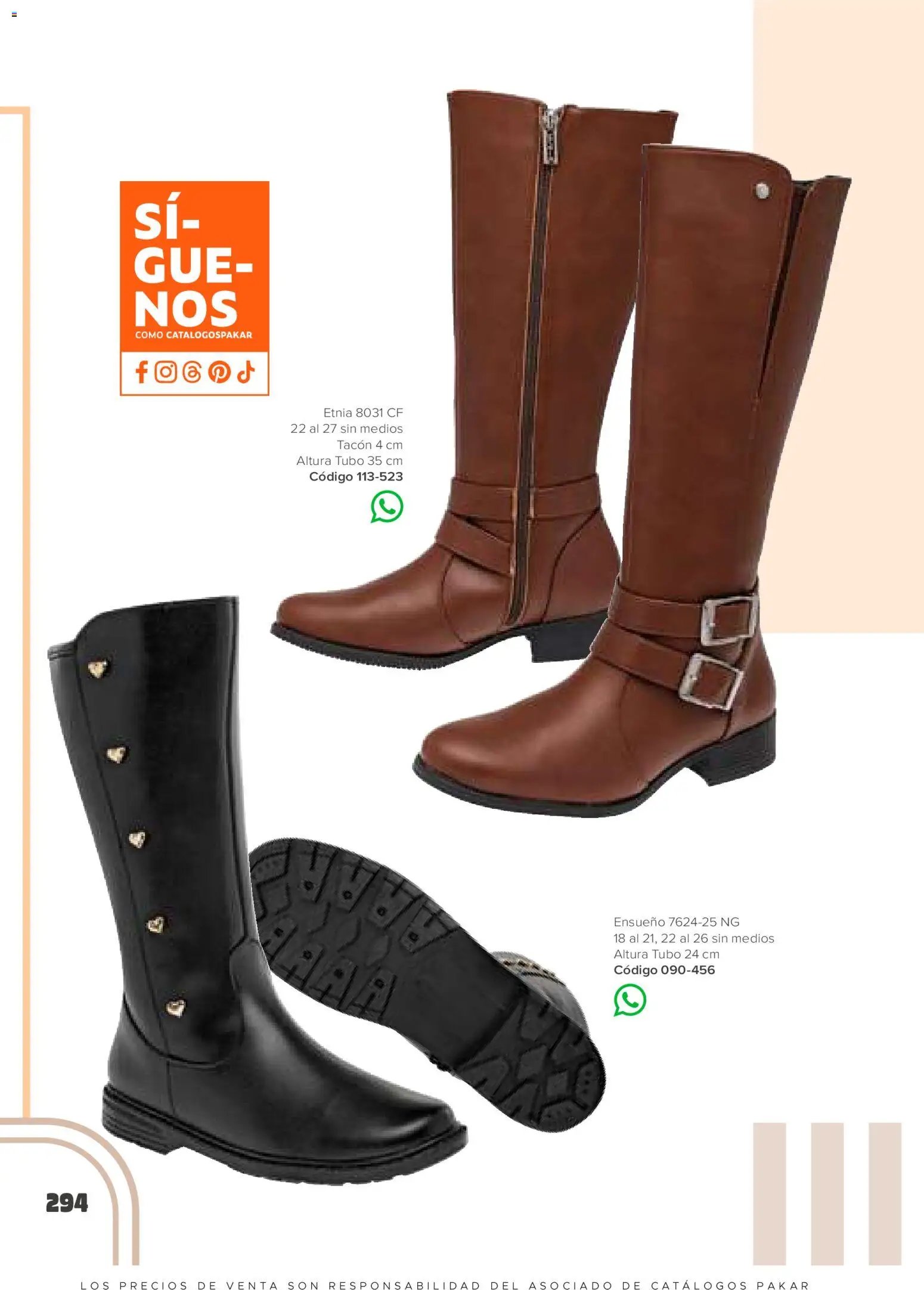 SC Pakar oferta desde 30/01/2026 Catálogo Mujer