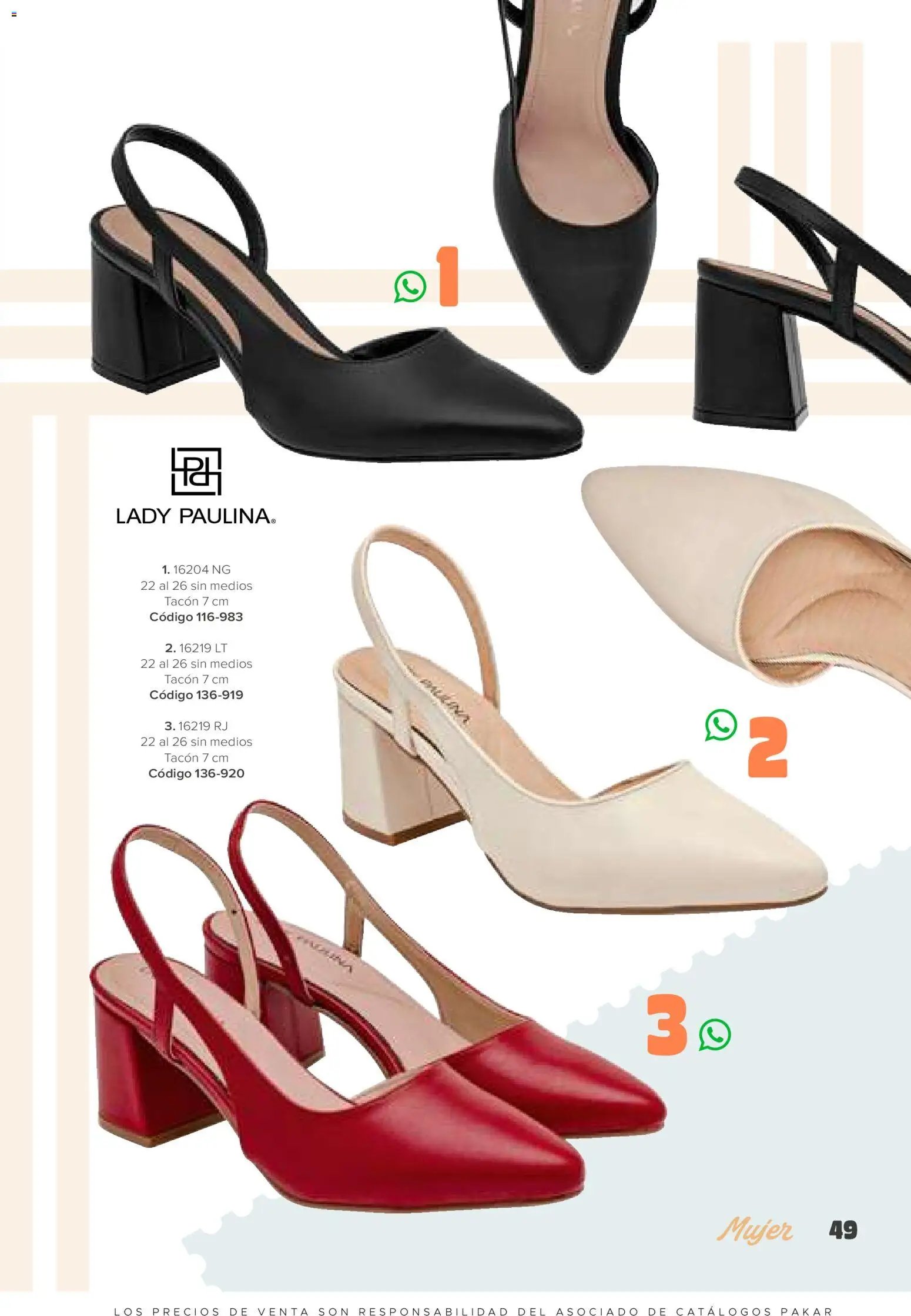 SC Pakar oferta desde 30/01/2026 Catálogo Mujer