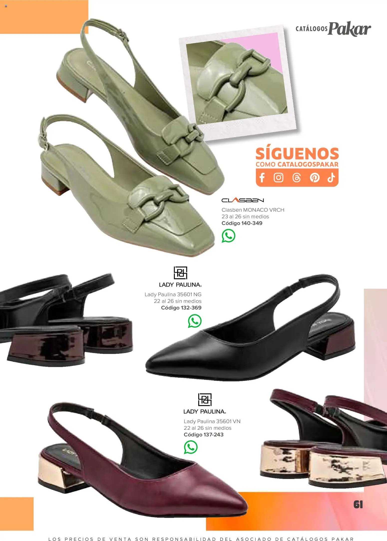 SC Pakar oferta desde 30/01/2026 Catálogo Mujer