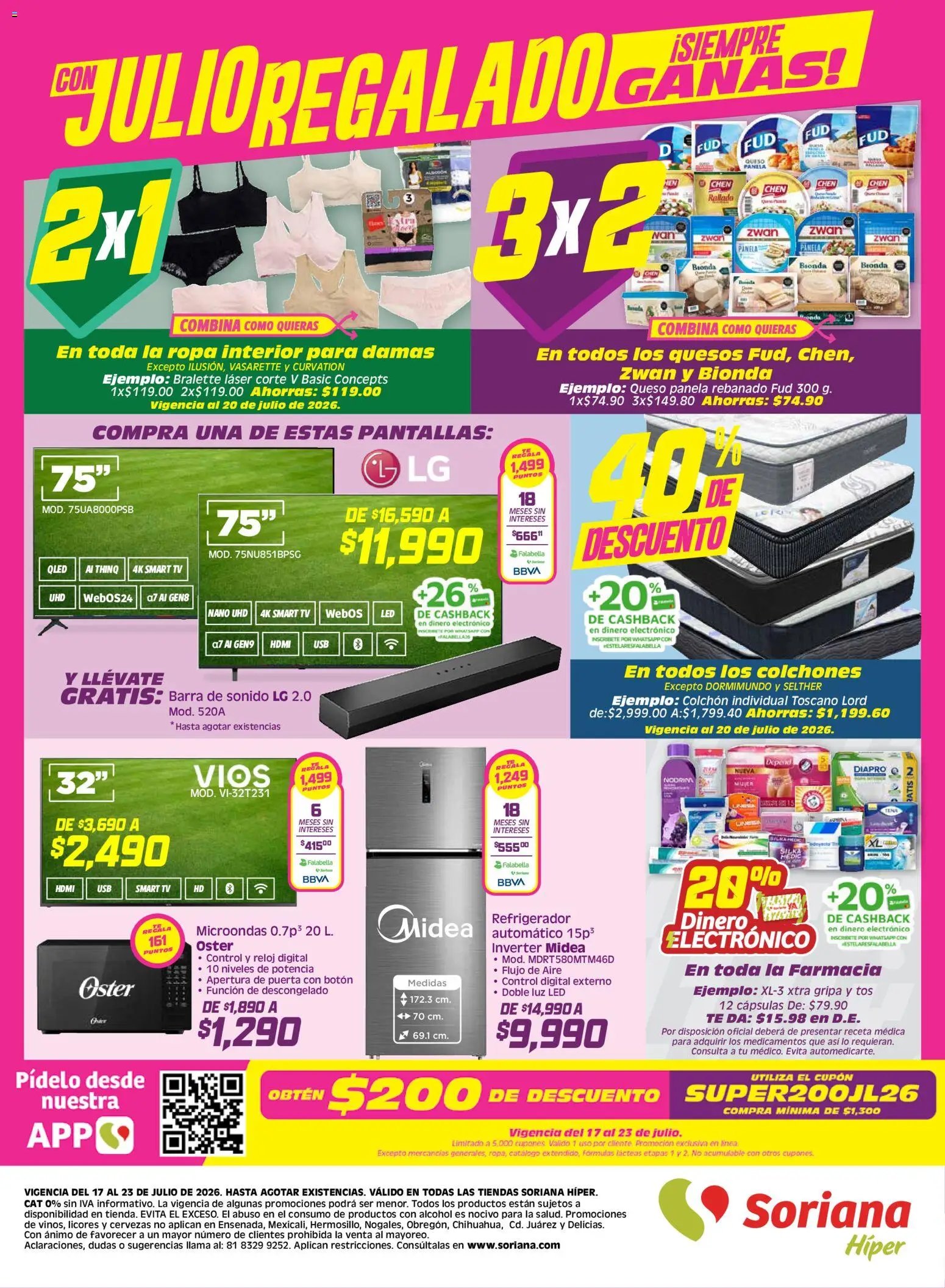 Soriana oferta desde 17/07/2026 Soriana folleto