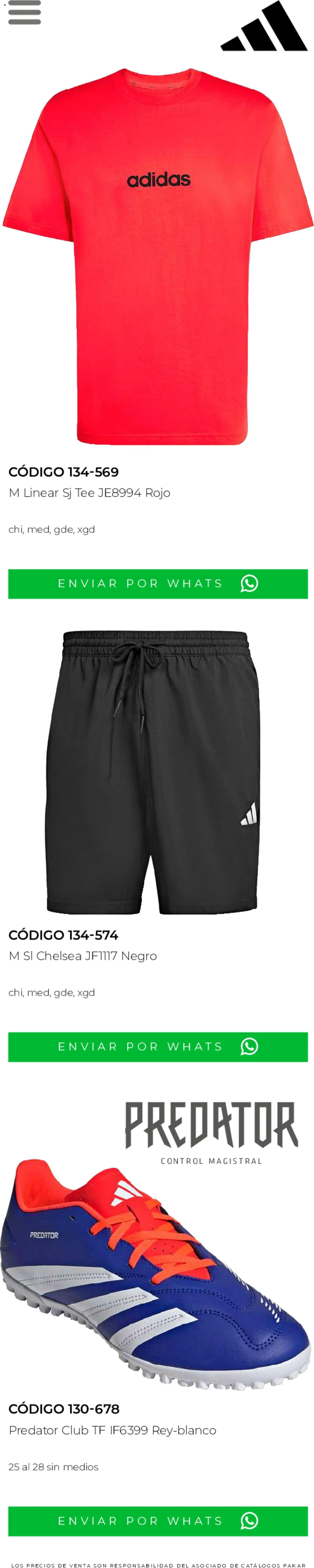 SC Pakar oferta desde 05/06/2026 SC Pakar catálogo Verano