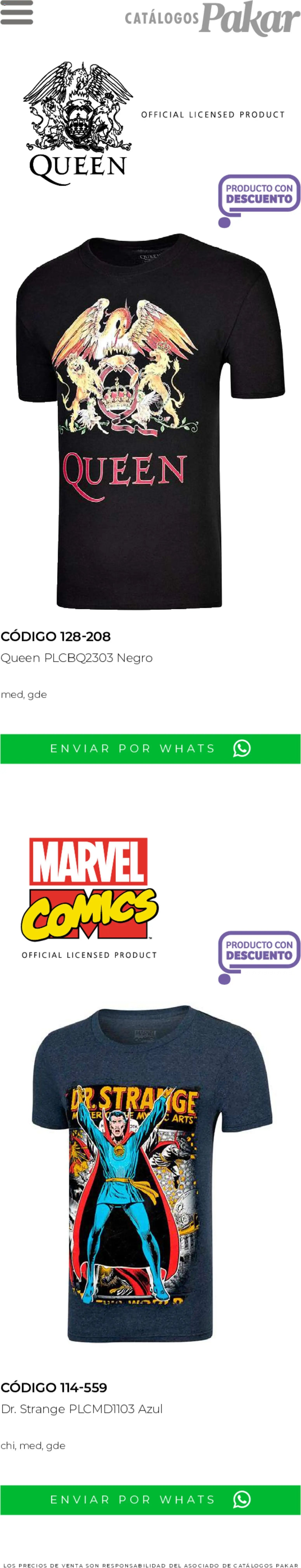 SC Pakar oferta desde 05/06/2026 SC Pakar catálogo Verano