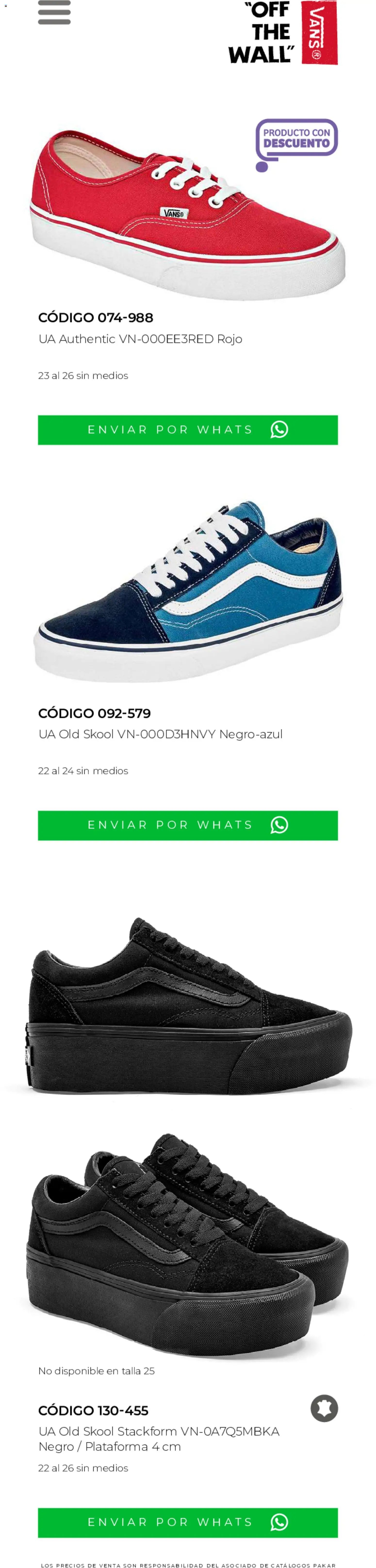 SC Pakar oferta desde 05/06/2026 SC Pakar catálogo Verano