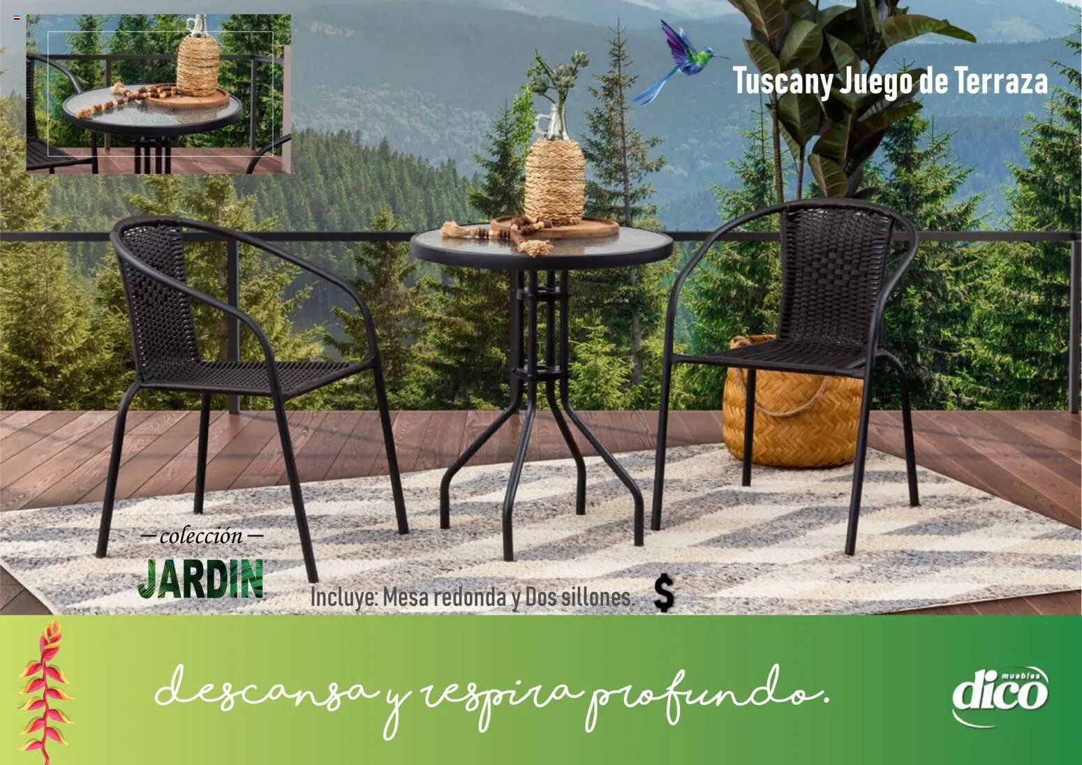 Muebles Dico oferta desde 14/04/2026 Muebles Dico catálogo Coleccion Jardin