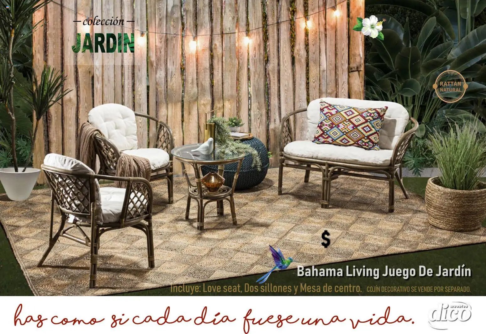 Muebles Dico oferta desde 14/04/2026 Muebles Dico catálogo Coleccion Jardin