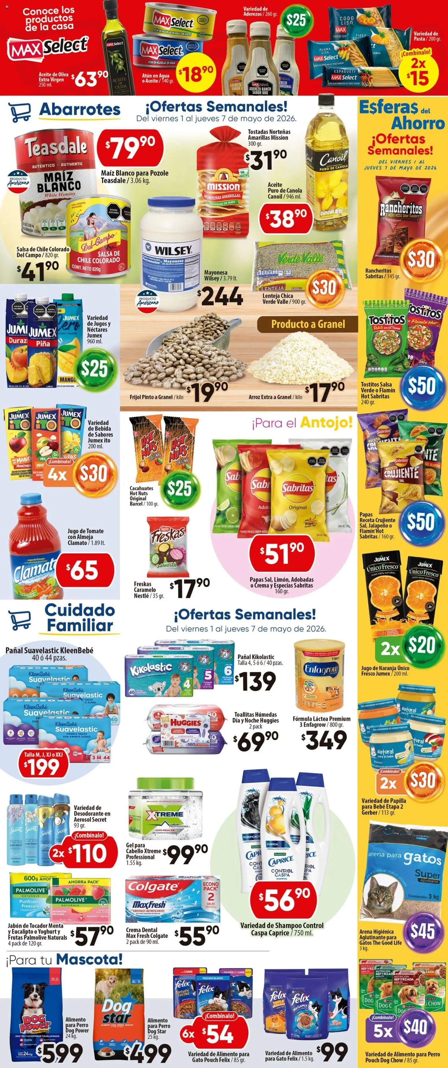 Calimax oferta desde 01/05/2026 Calimax folleto Mexicali y SLRC. (2026-05-01 - 2026-05-04)