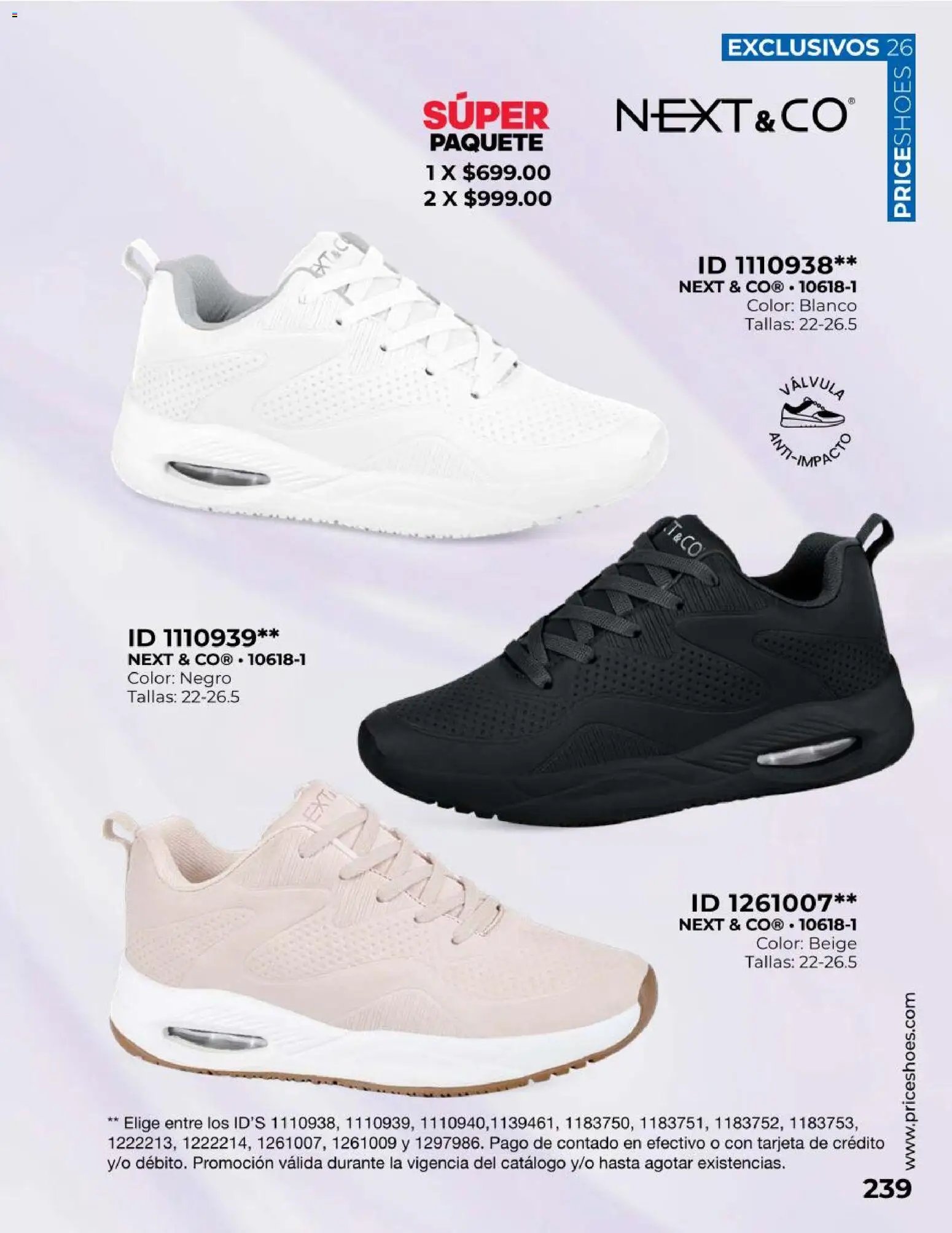 Price Shoes oferta desde 09/05/2026 Price Shoes catálogo Exclusivos