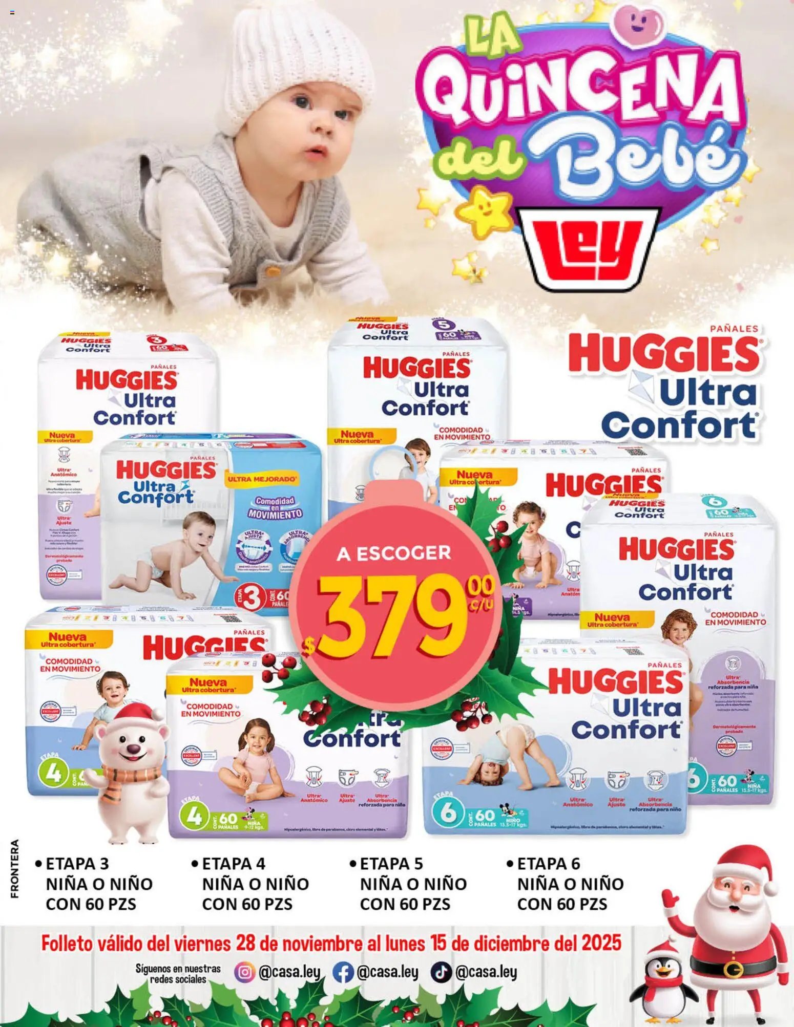 Casa Ley oferta desde 28/11/2025 Folleto Quincena del Bebé (2025-11-28 - 2025-12-15)
