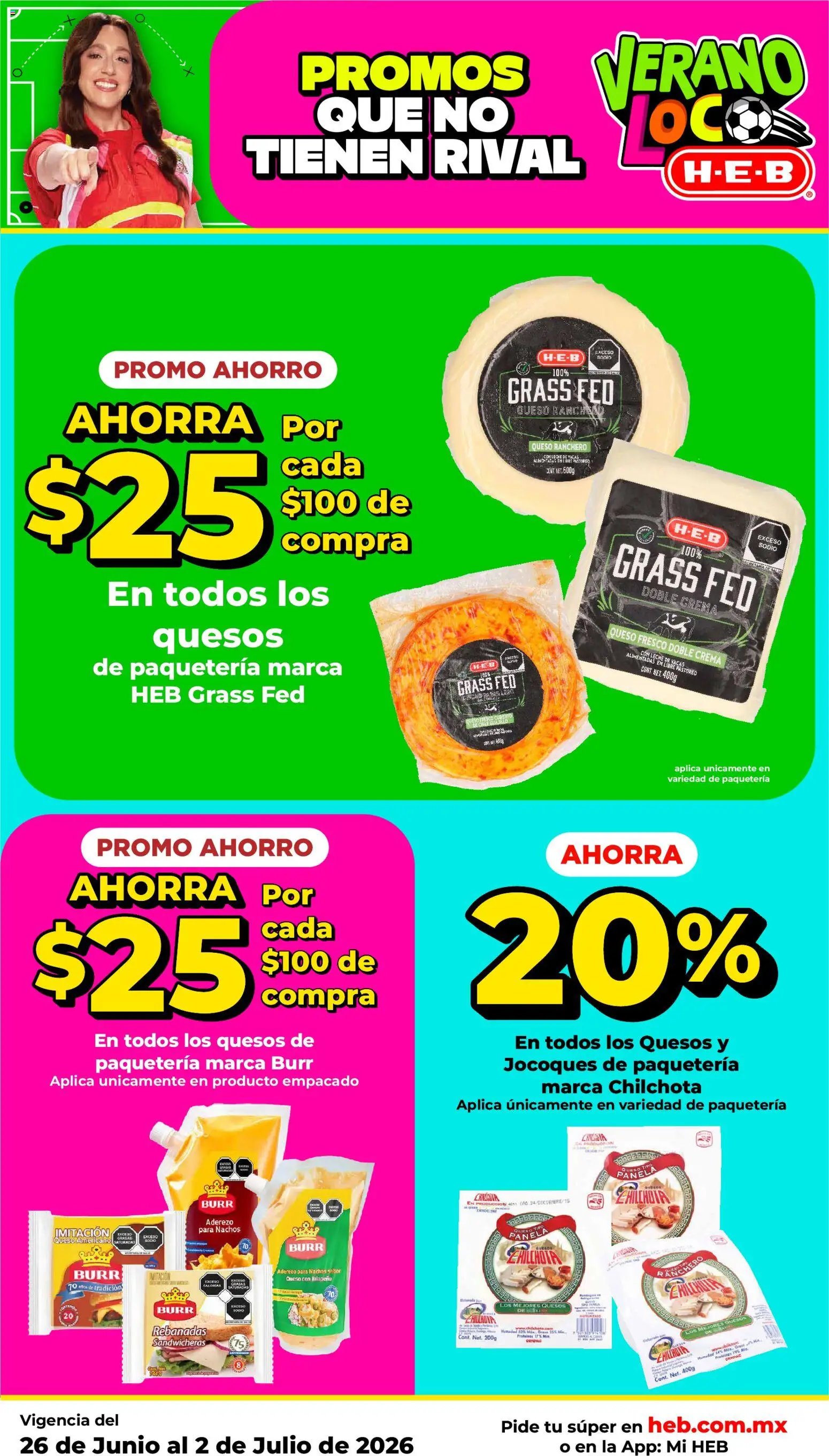 H-E-B oferta desde 26/06/2026 H-E-B folleto