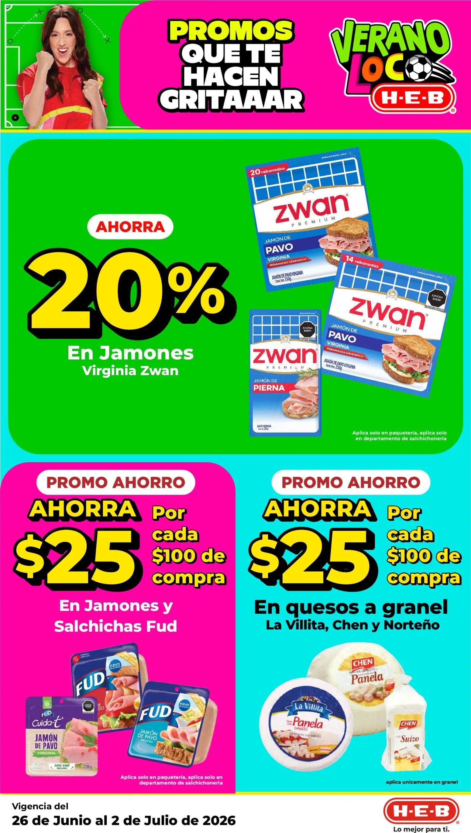 H-E-B oferta desde 26/06/2026 H-E-B folleto