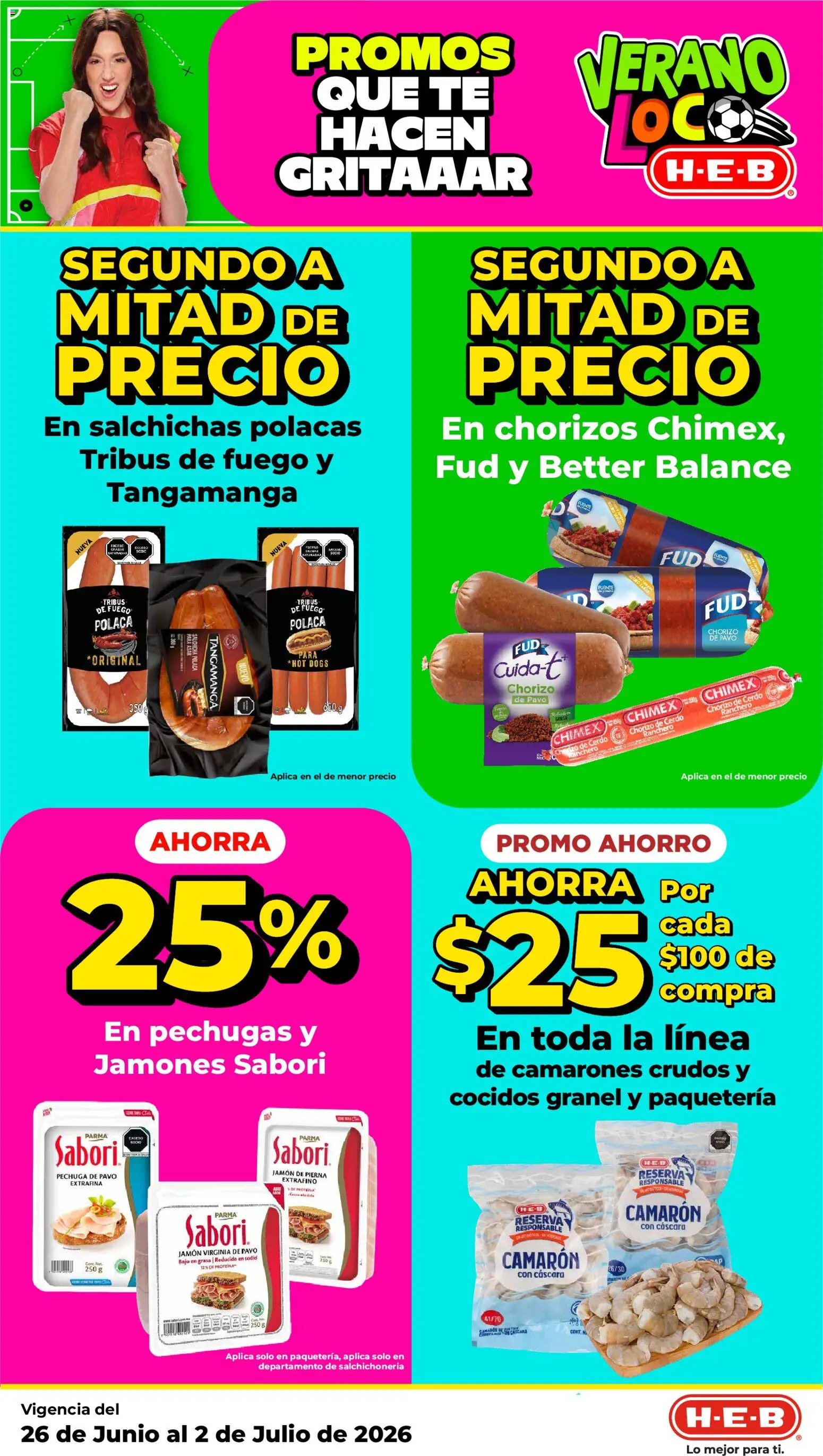 H-E-B oferta desde 26/06/2026 H-E-B folleto