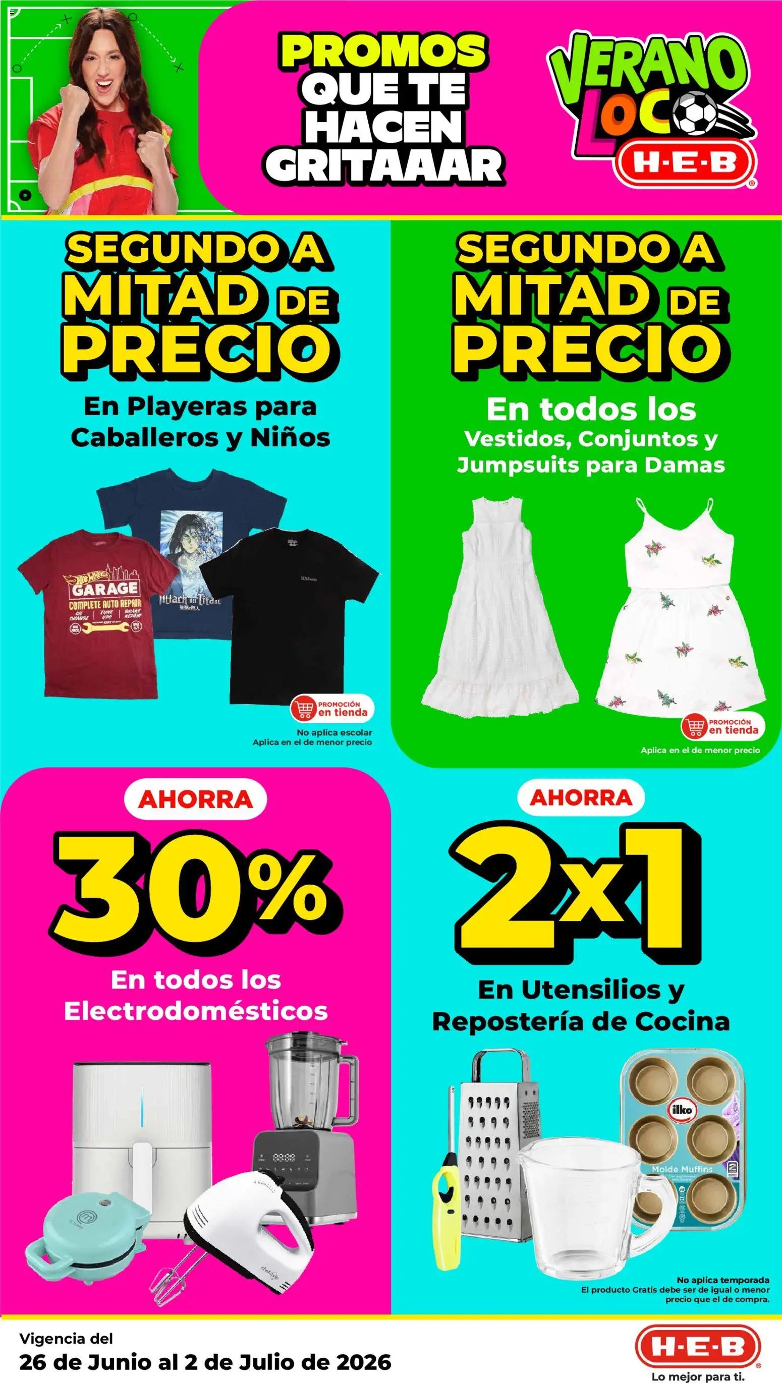 H-E-B oferta desde 26/06/2026 H-E-B folleto