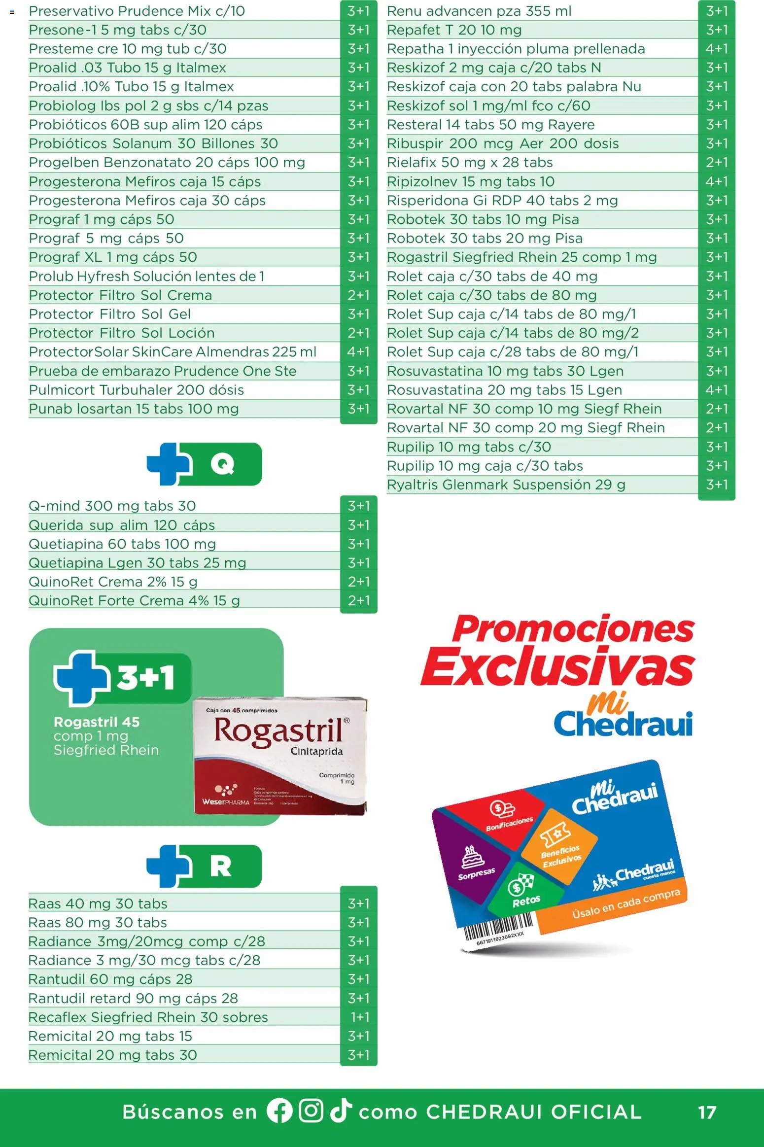 Chedraui oferta desde 01/07/2026 Chedraui folleto Plan de farmacia