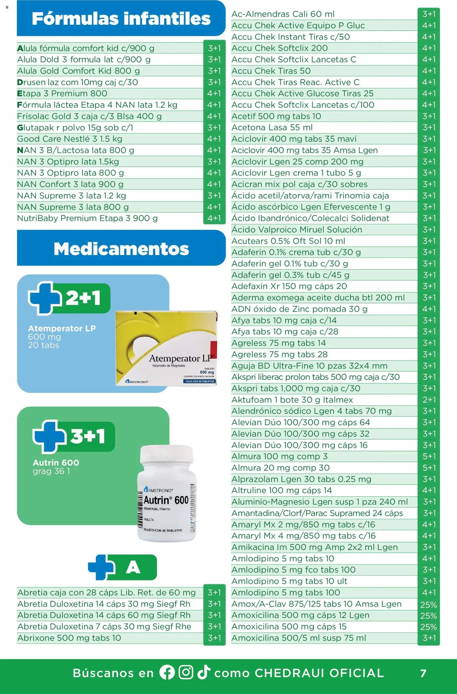 Chedraui oferta desde 01/07/2026 Chedraui folleto Plan de farmacia