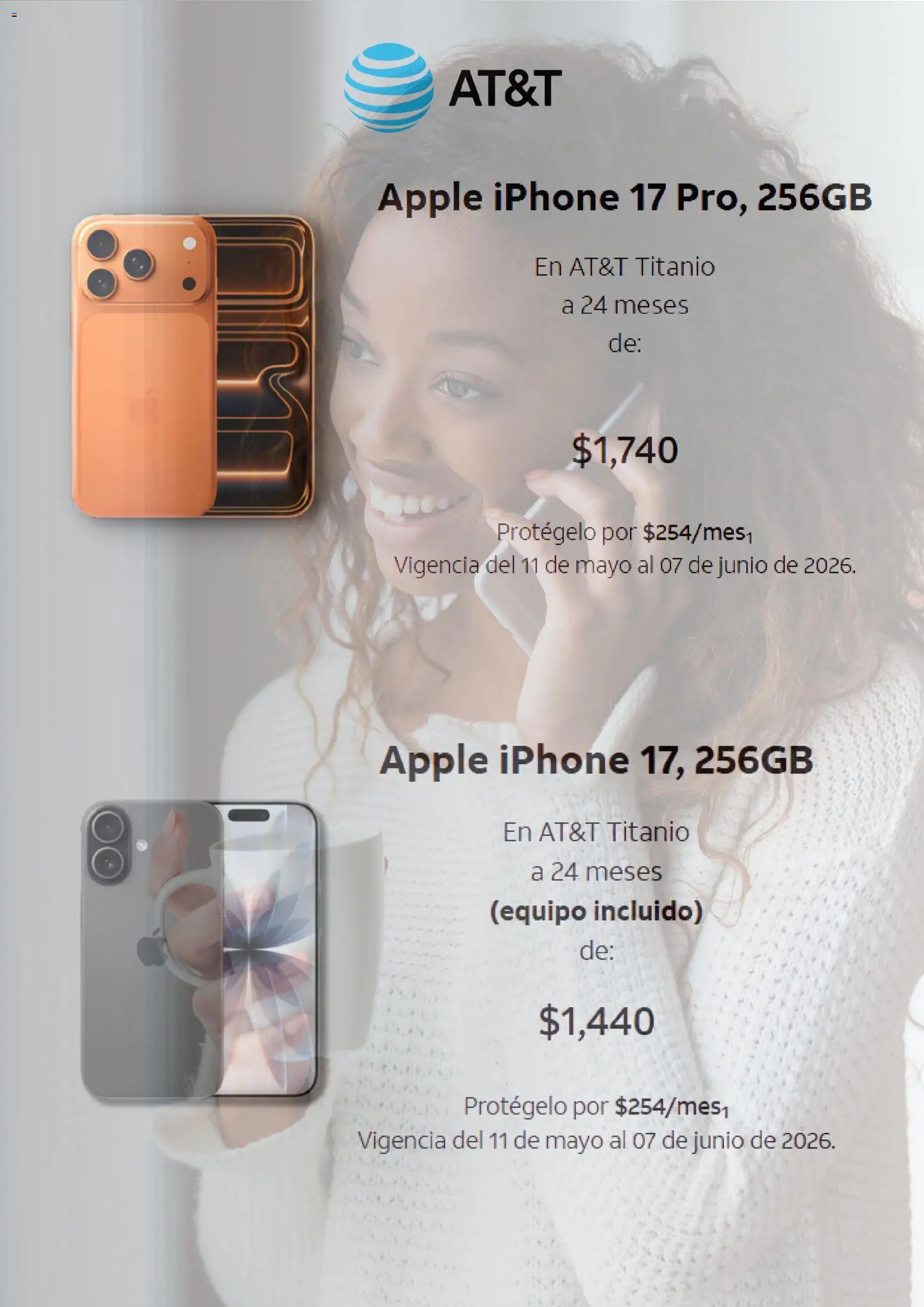 AT&T oferta desde 11/05/2026 AT&T catálogo