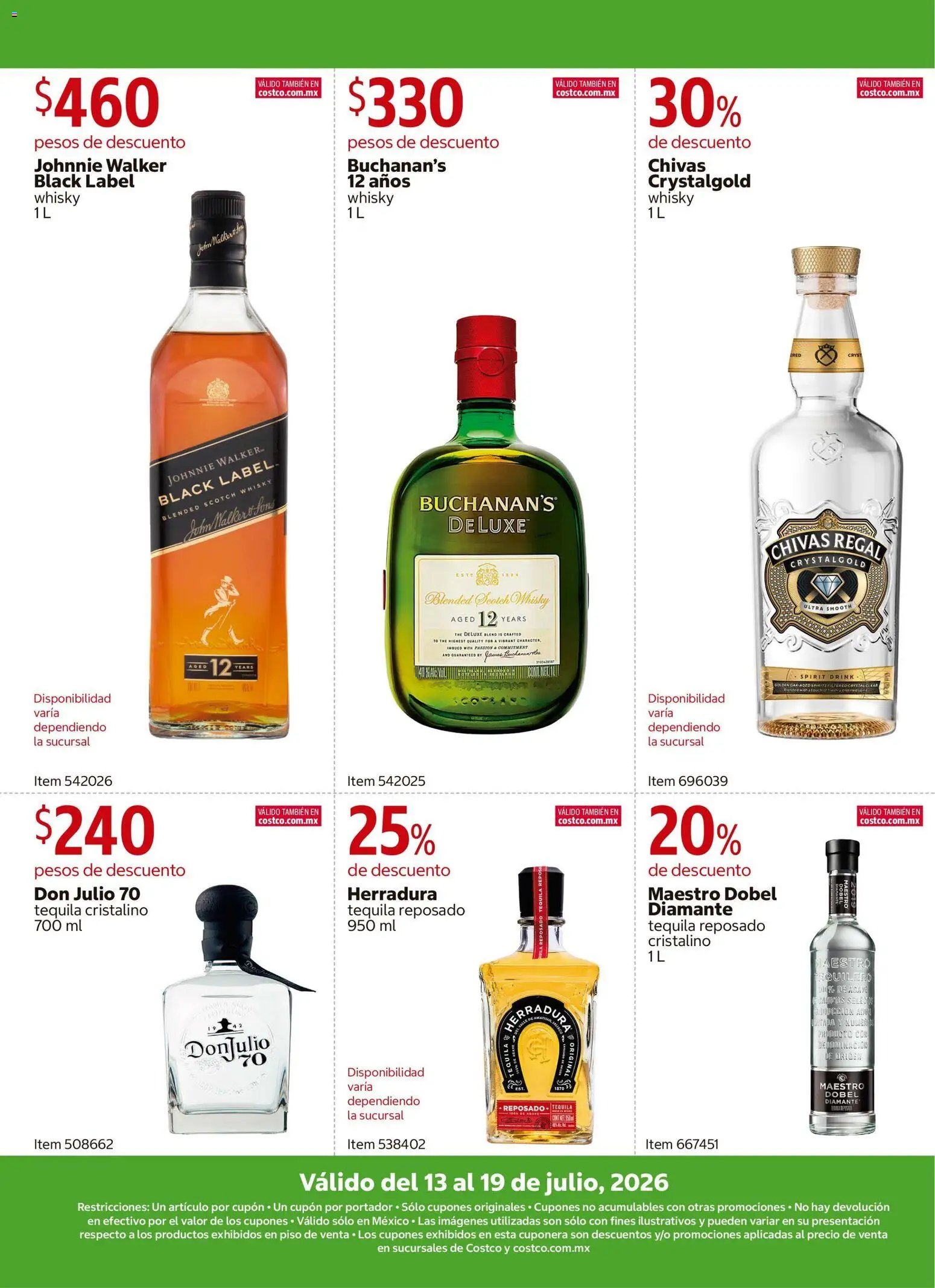 Costco oferta desde 13/07/2026 Costco catálogo